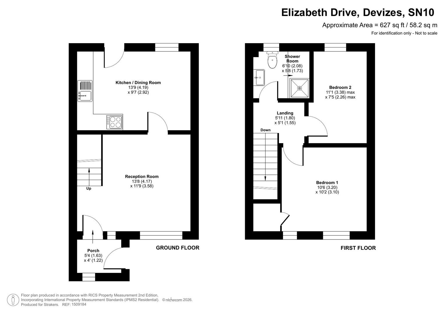 12, Elizabeth Drive, Devizes floorplan