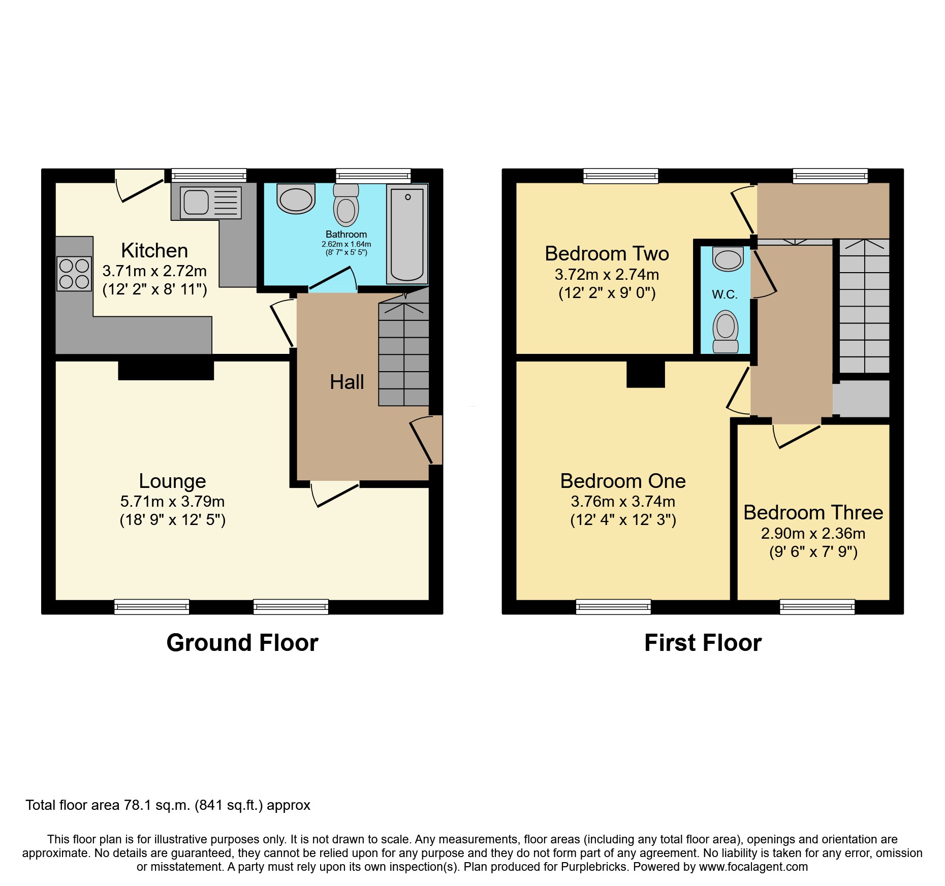 43, Valley Road, Shirebrook floorplan