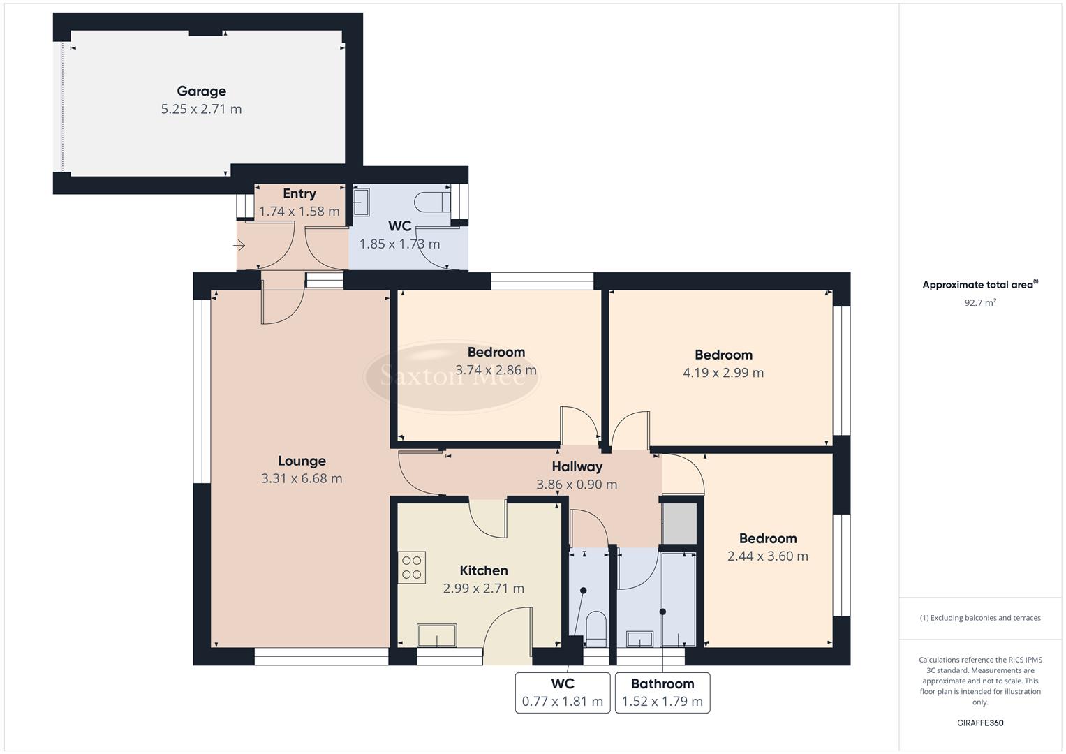 6, Solway Rise, Dronfield floorplan