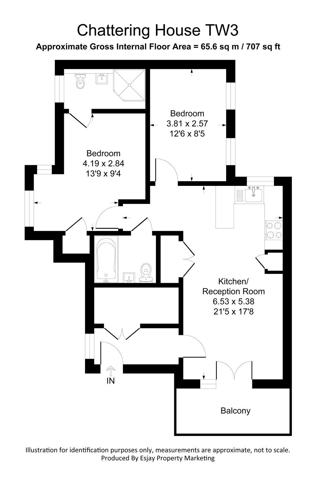 Hanworth Road, Greater London floorplan