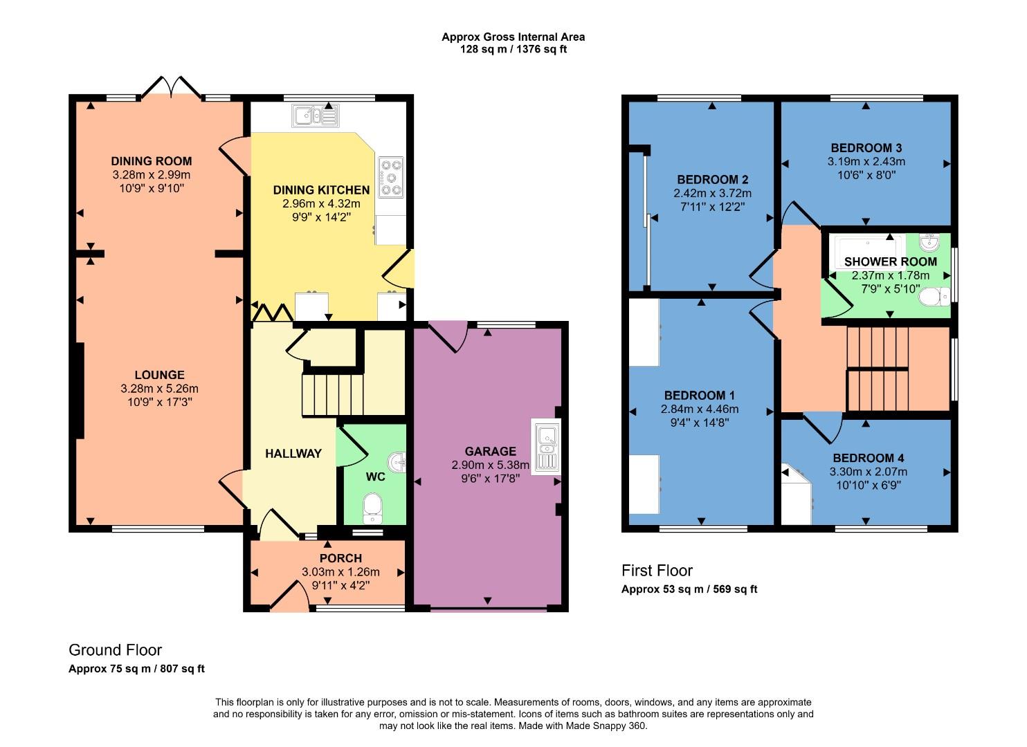 27, Longlands Road, Dewsbury floorplan