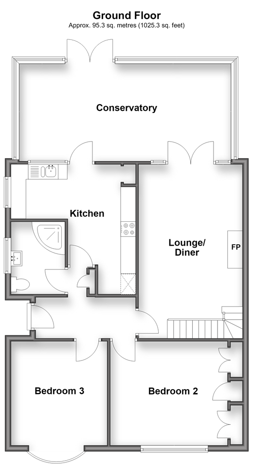 Cliff Gardens, Telscombe Cliffs floorplan