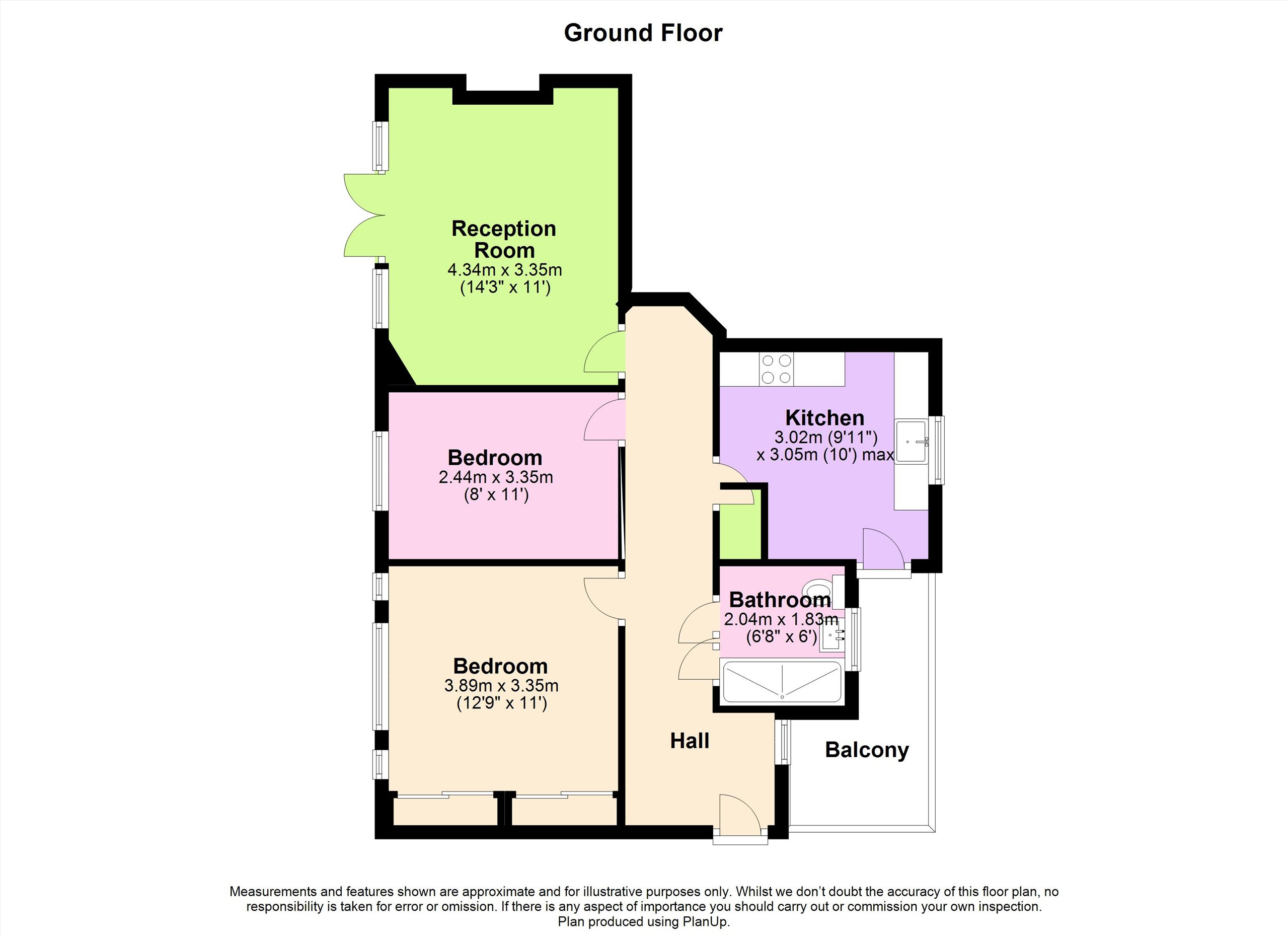 Flat 15, Lyttelton Court, Lyttelton Road, London floorplan
