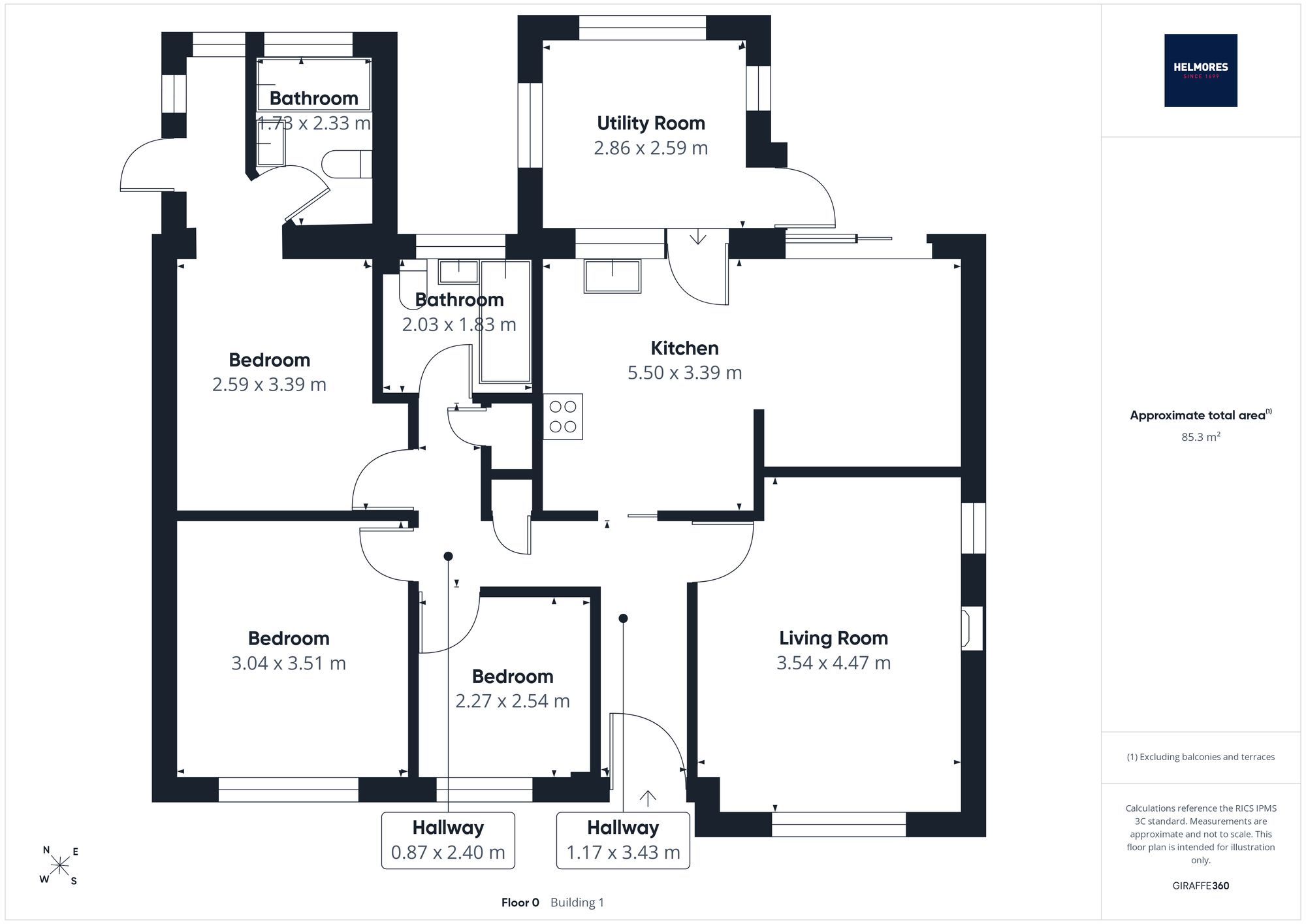 29 Westernlea, Crediton floorplan