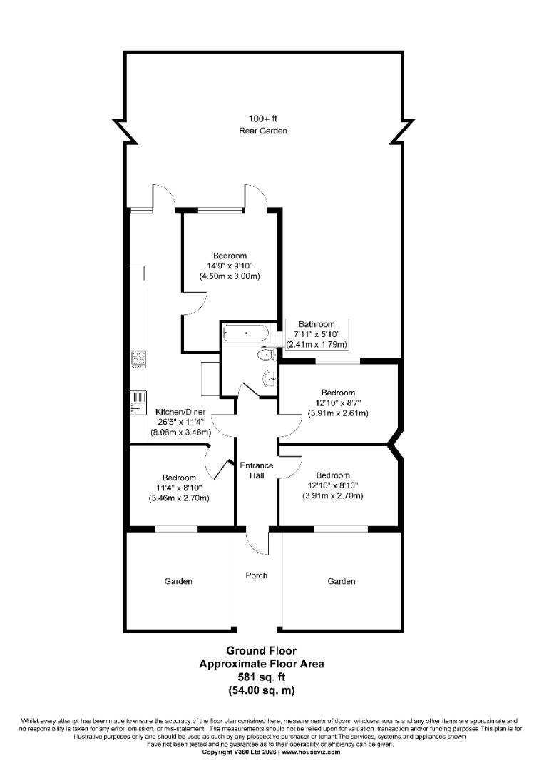72A, Winsor Terrace, London floorplan