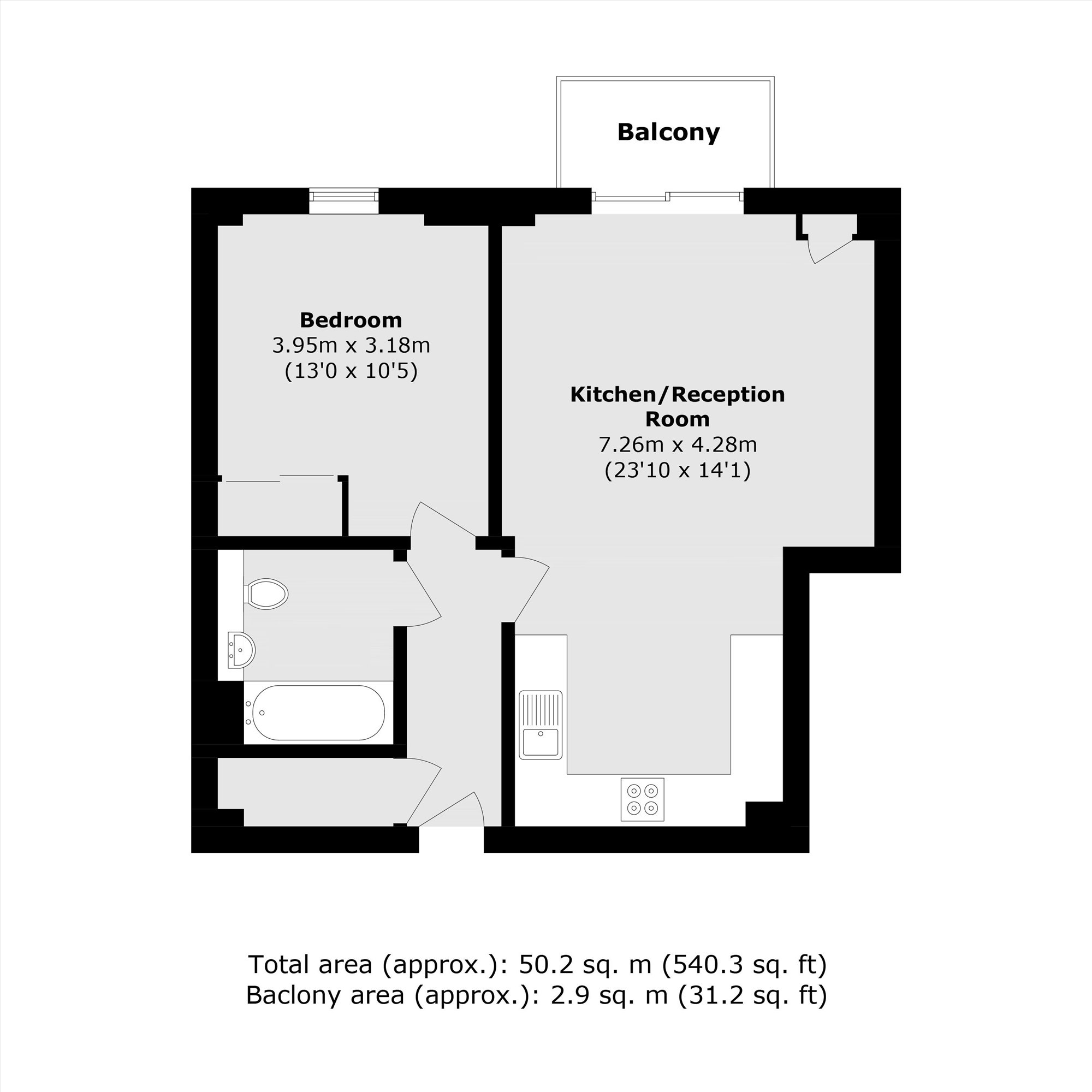 107, Mill Pond Road, Dartford floorplan