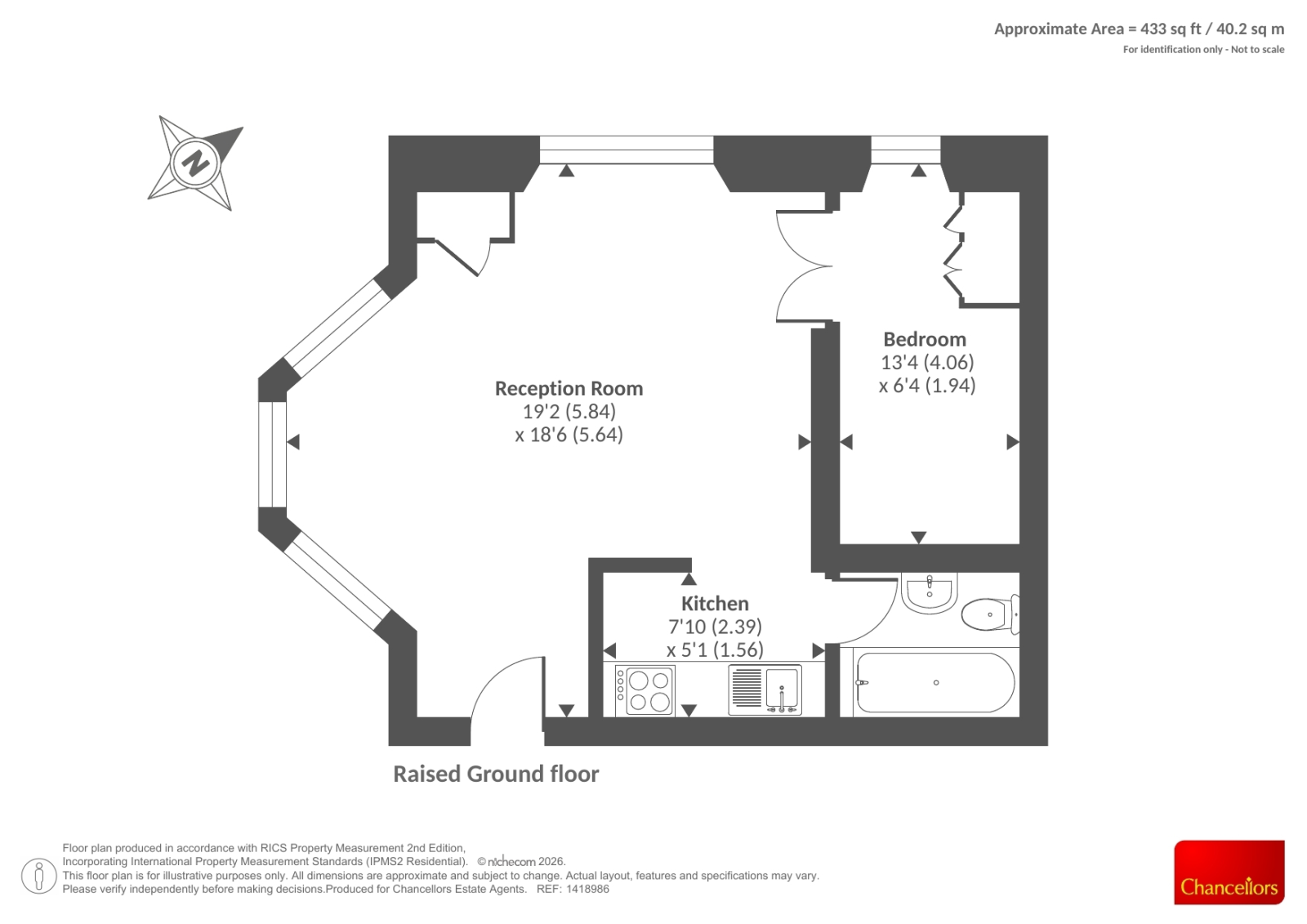 8a, Randolph Road, London floorplan