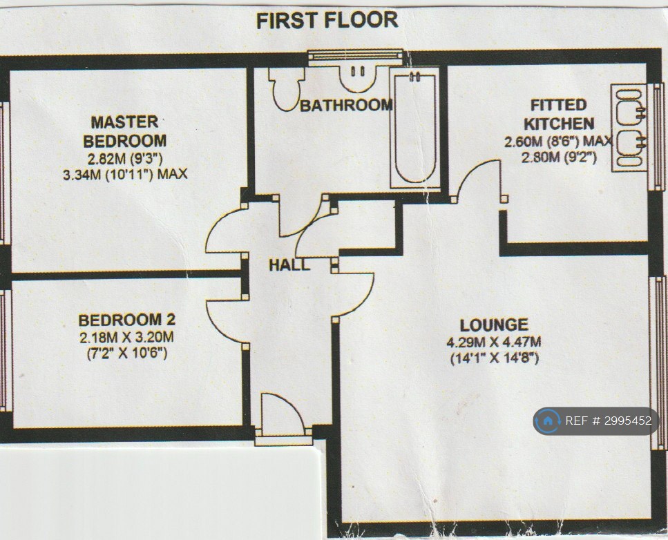 Woodfield Road, Thames Ditton floorplan
