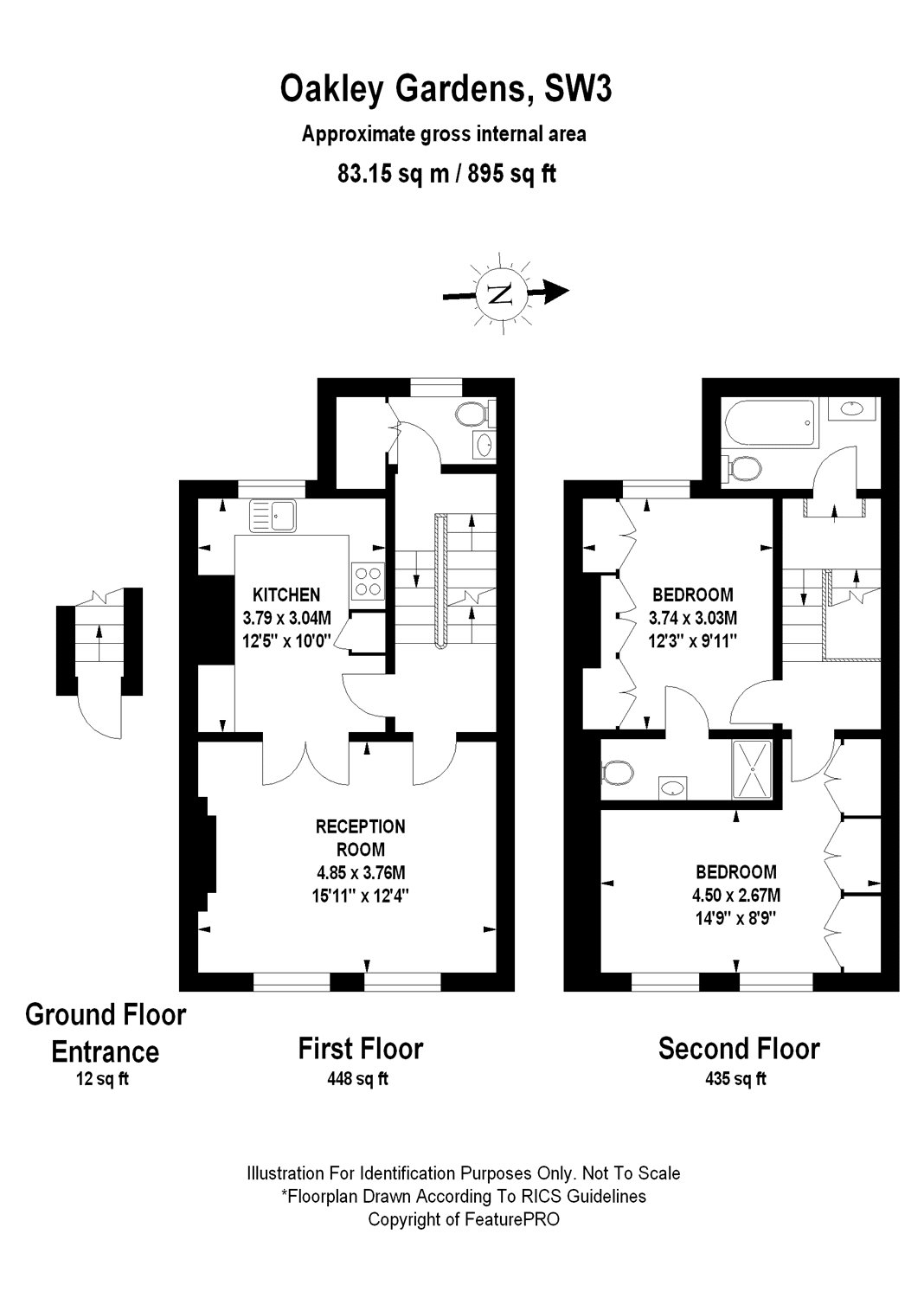 Oakley Gardens, London SW3, 2 bedroom to rent 62677236