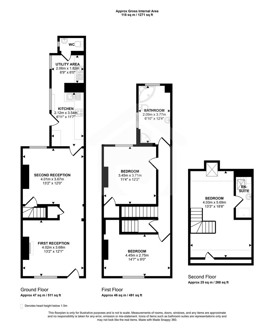 60, Hollow Road, Leicester floorplan
