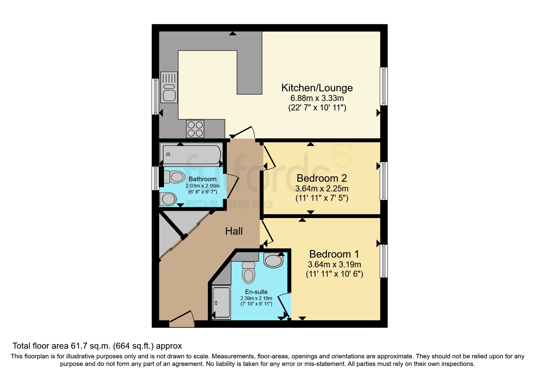 Orleigh Cross, Newton Abbot, Devon TQ12, 2 bedroom flat for sale