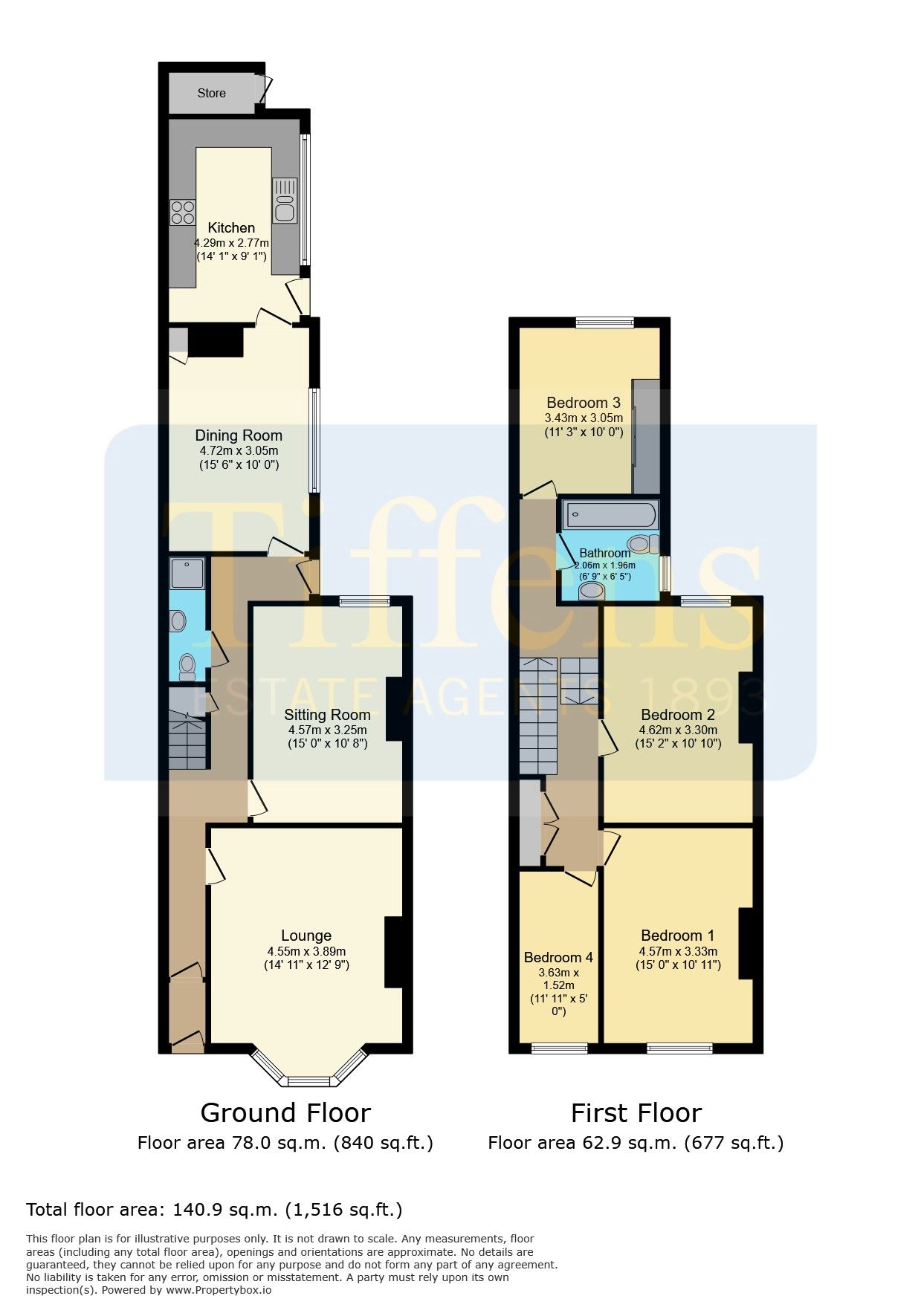 296, Warwick Road, Carlisle floorplan