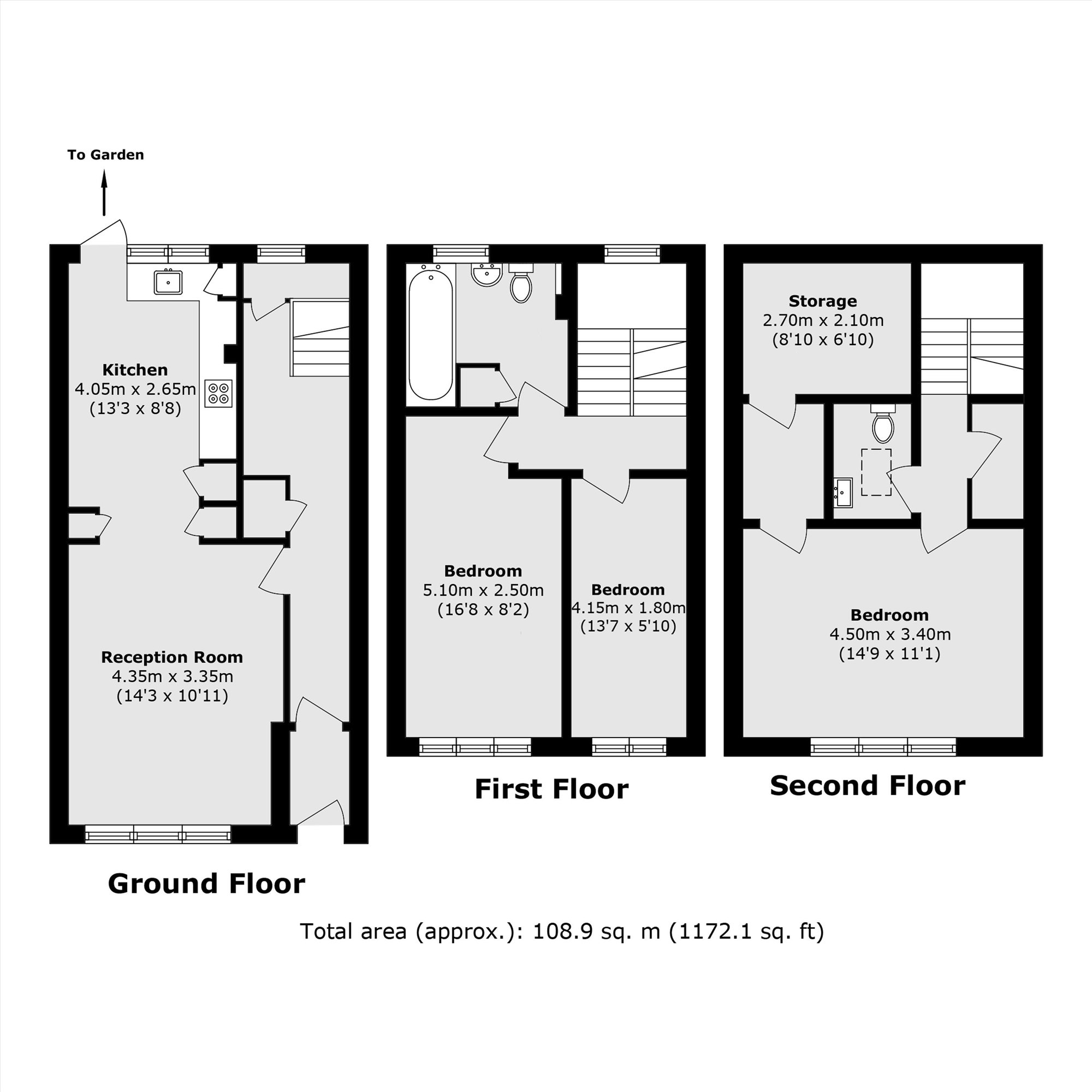 20, Woodyard Close, London floorplan
