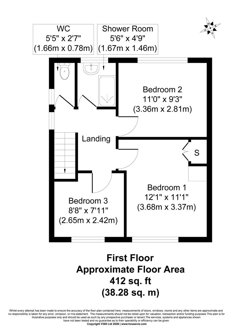 2, Park Lane, Selby floorplan