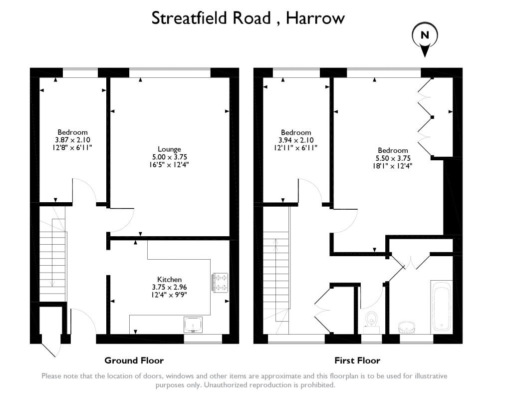 3 Bedrooms Flat for sale in Streatfield Road, Harrow HA3