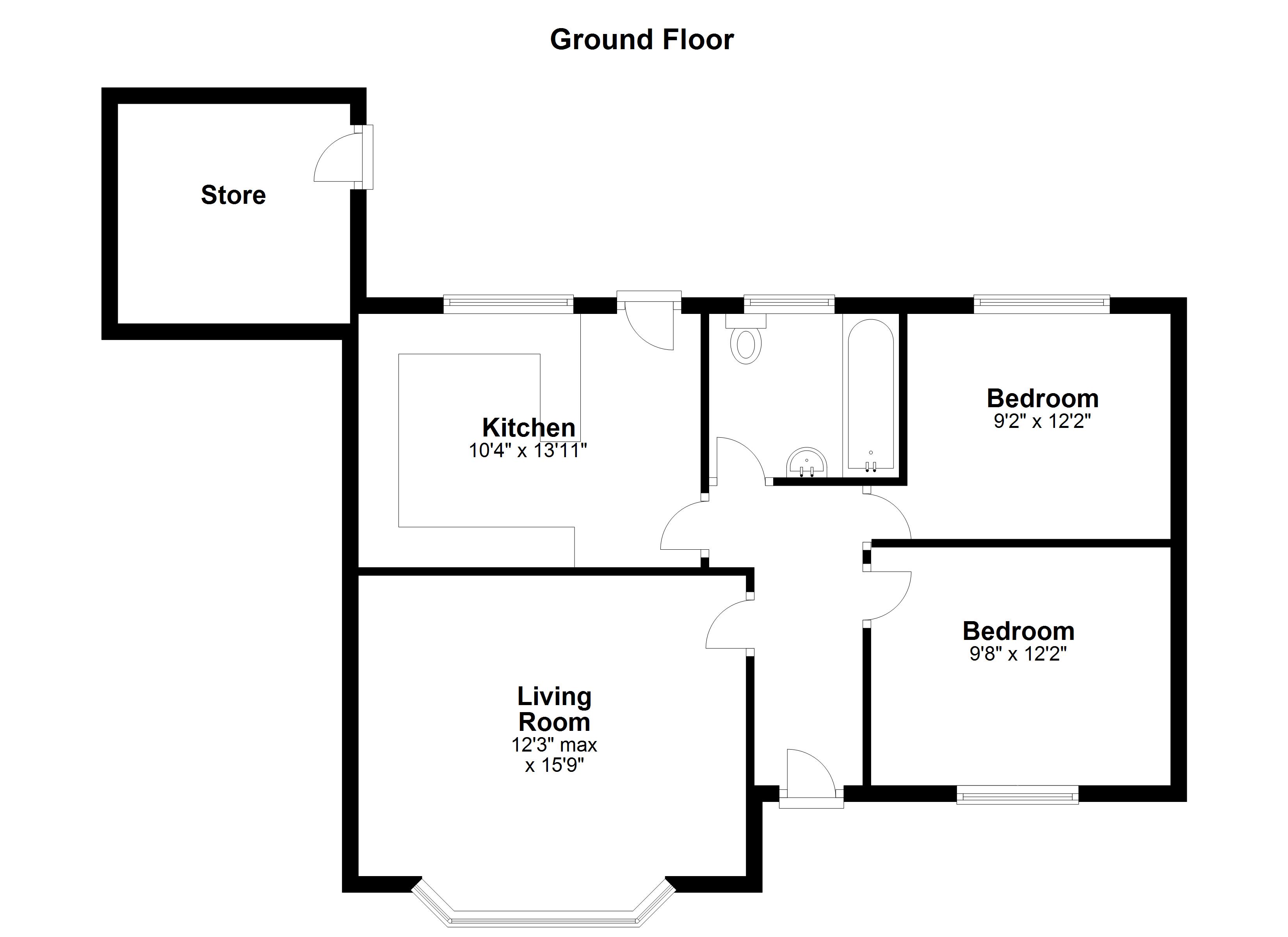 2 Bedrooms Detached bungalow for sale in Old Watford Road, Bricket Wood, St. Albans AL2