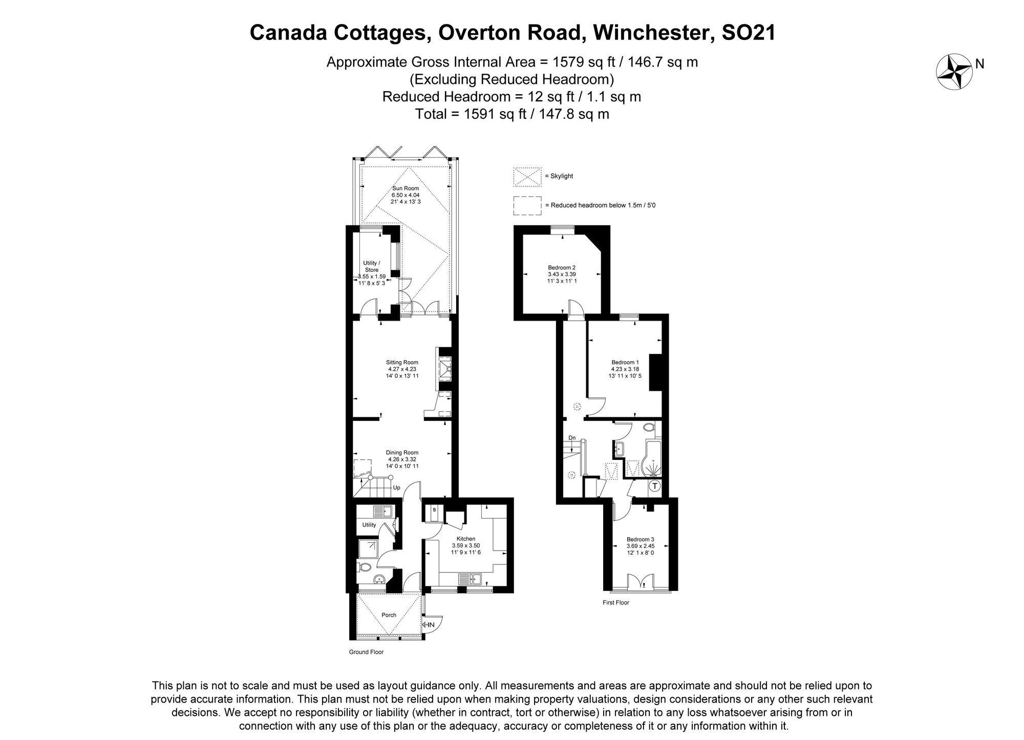 2 Canada Cottages Overton Road, Winchester floorplan