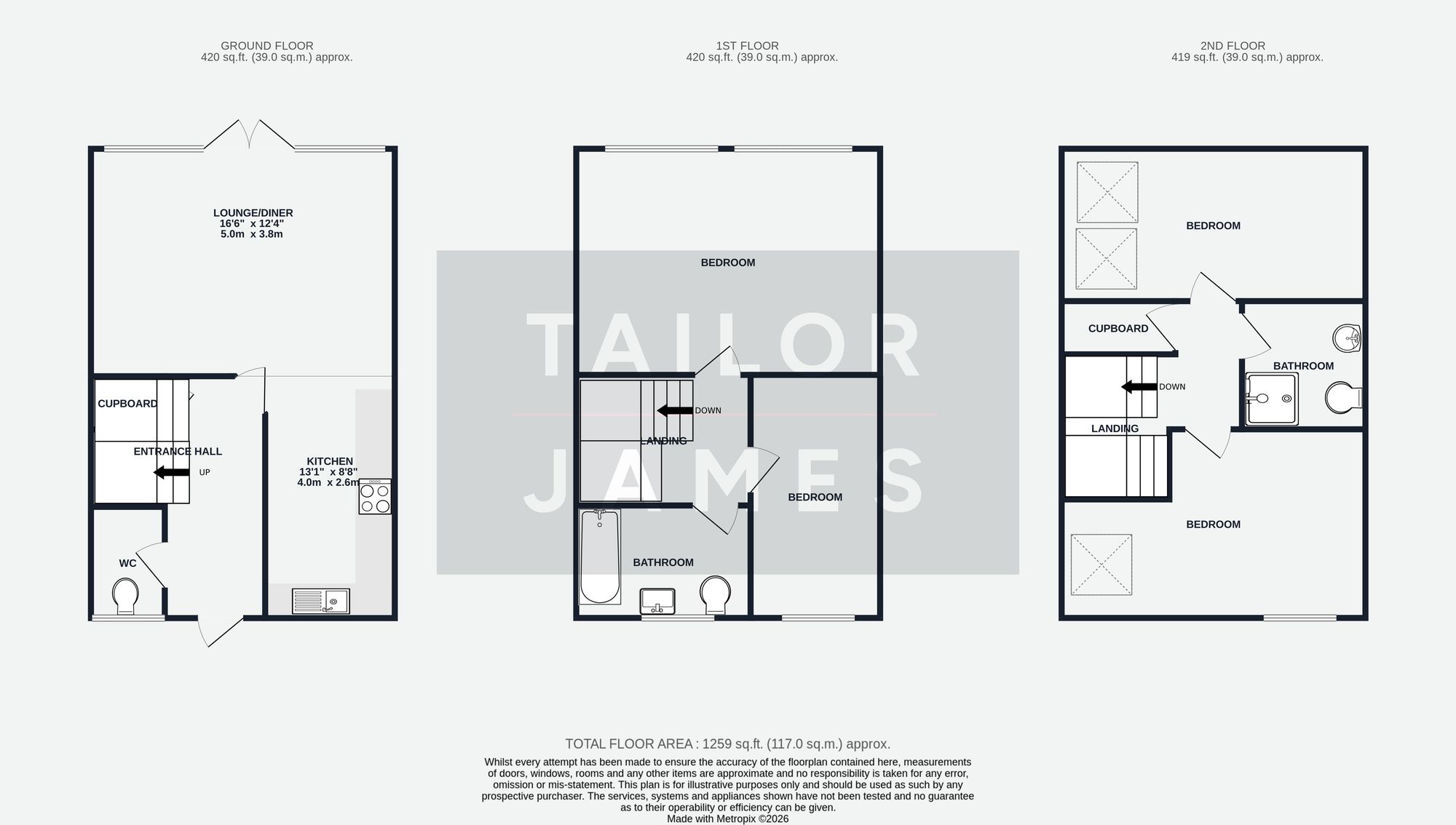 71 Bevendean Road, Brighton floorplan