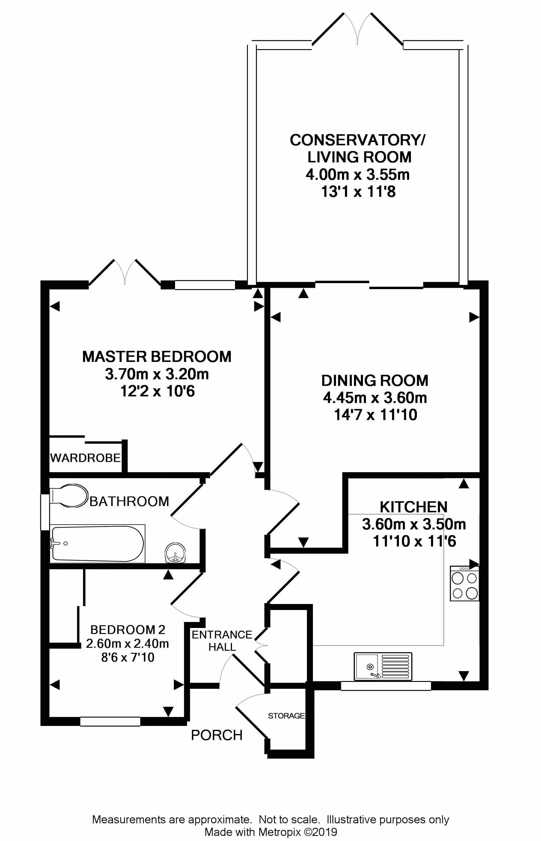 2 Bedrooms Semi-detached bungalow for sale in Hillside, Leigh, Wiltshire SN6