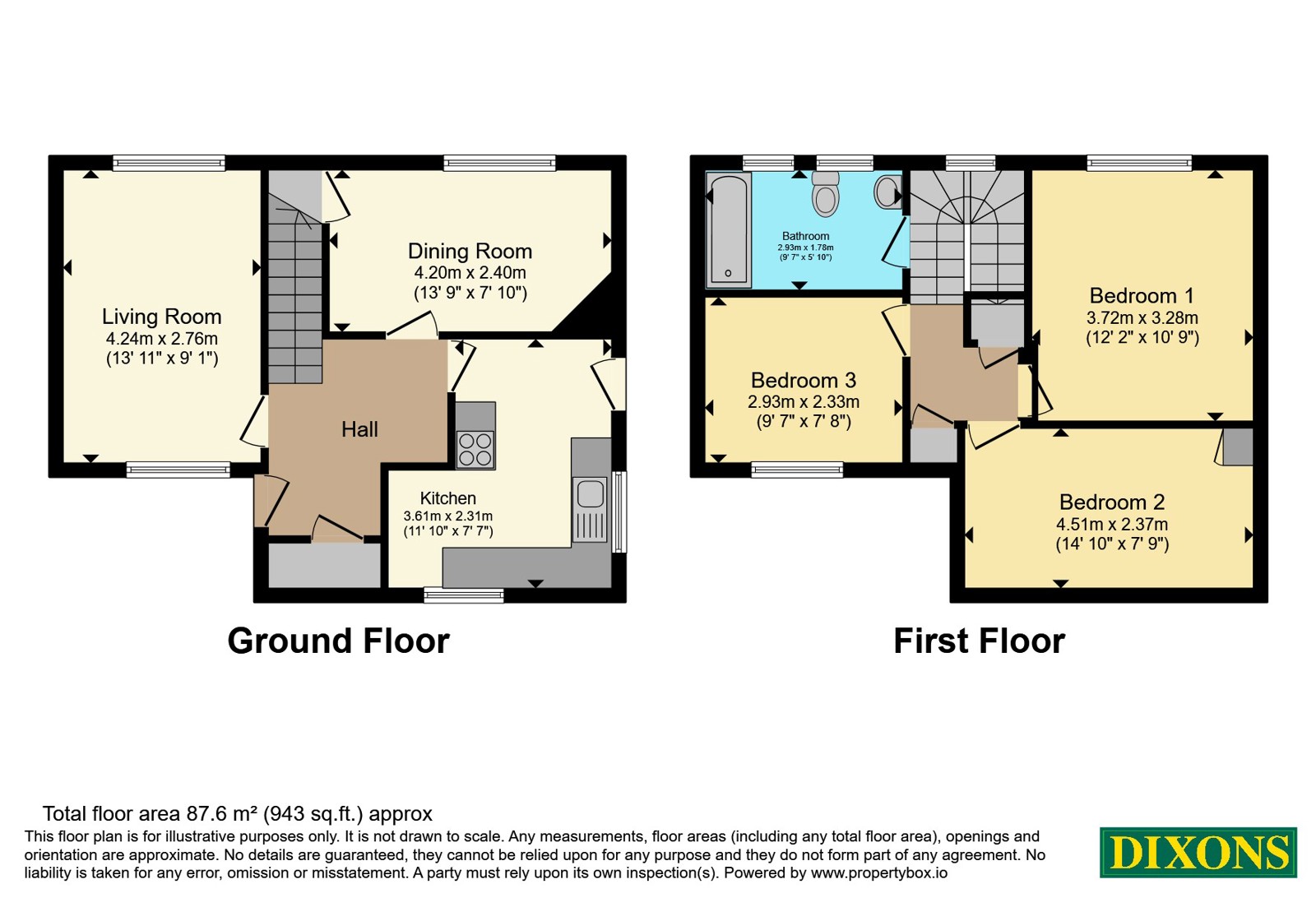 31, Walter Nash Road East, Kidderminster floorplan