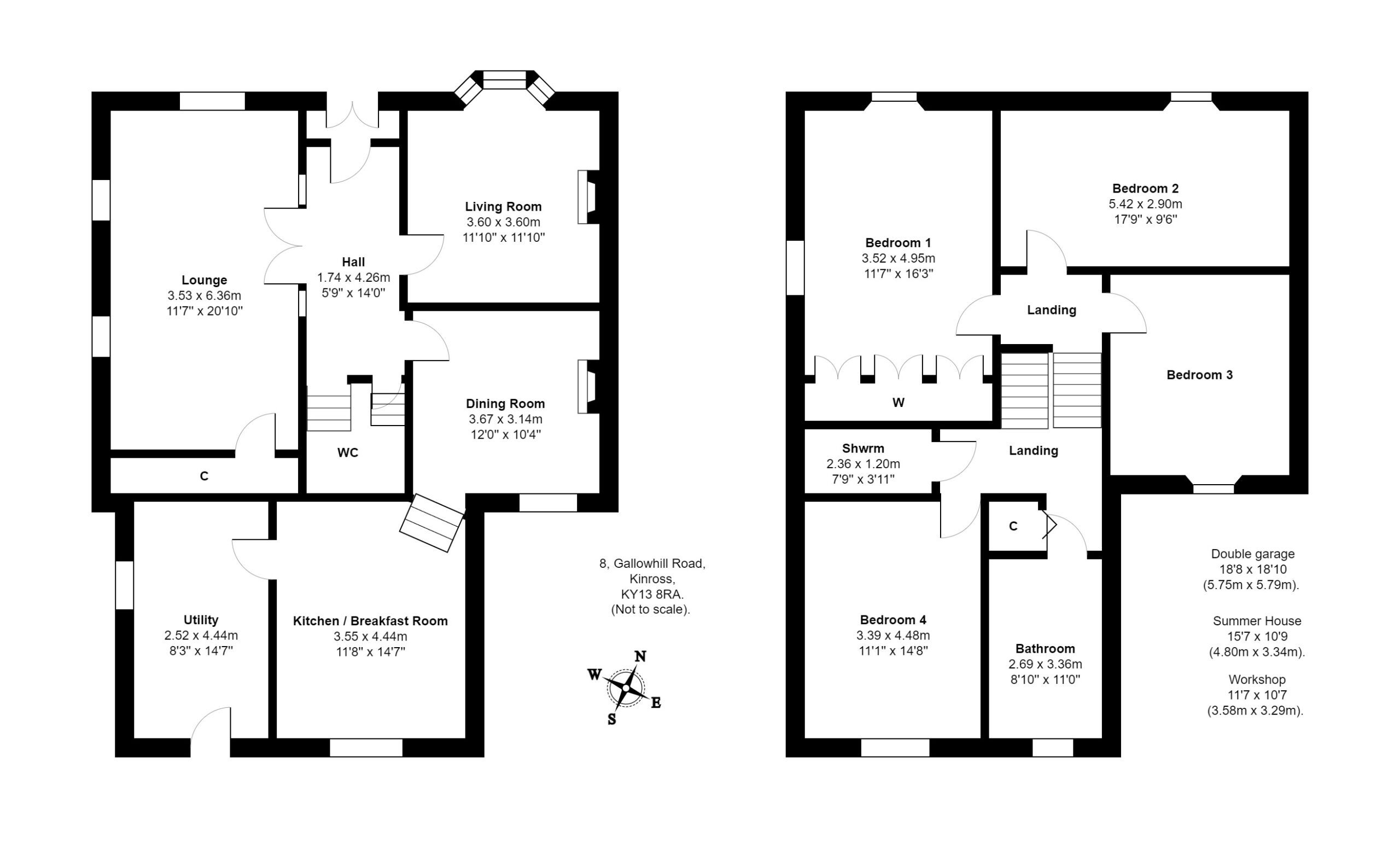Gallowhill Road, Kinross KY13, 4 bedroom semidetached house for sale
