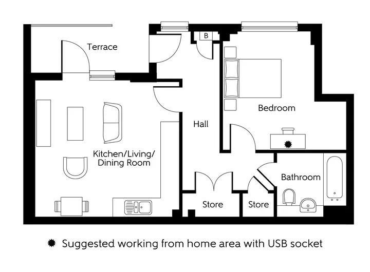 85, 159 Tiltman Avenue, Greenhithe floorplan