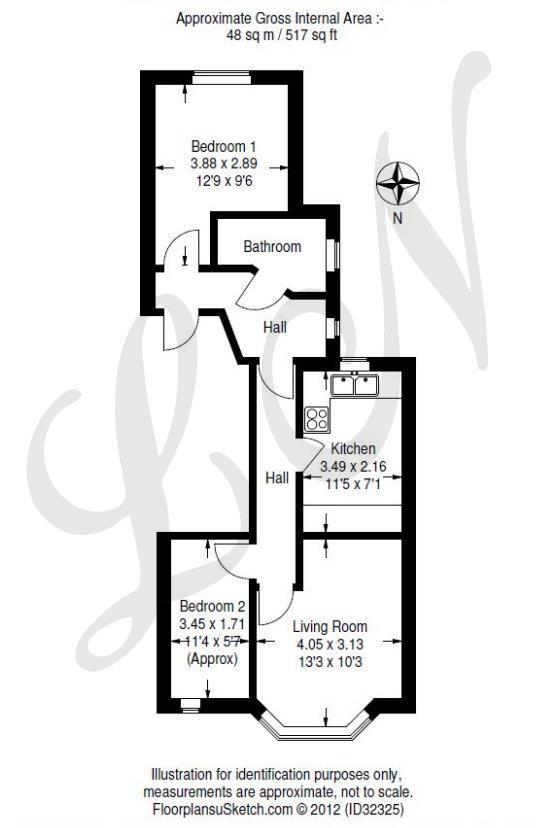 Kenwyn Road, London floorplan
