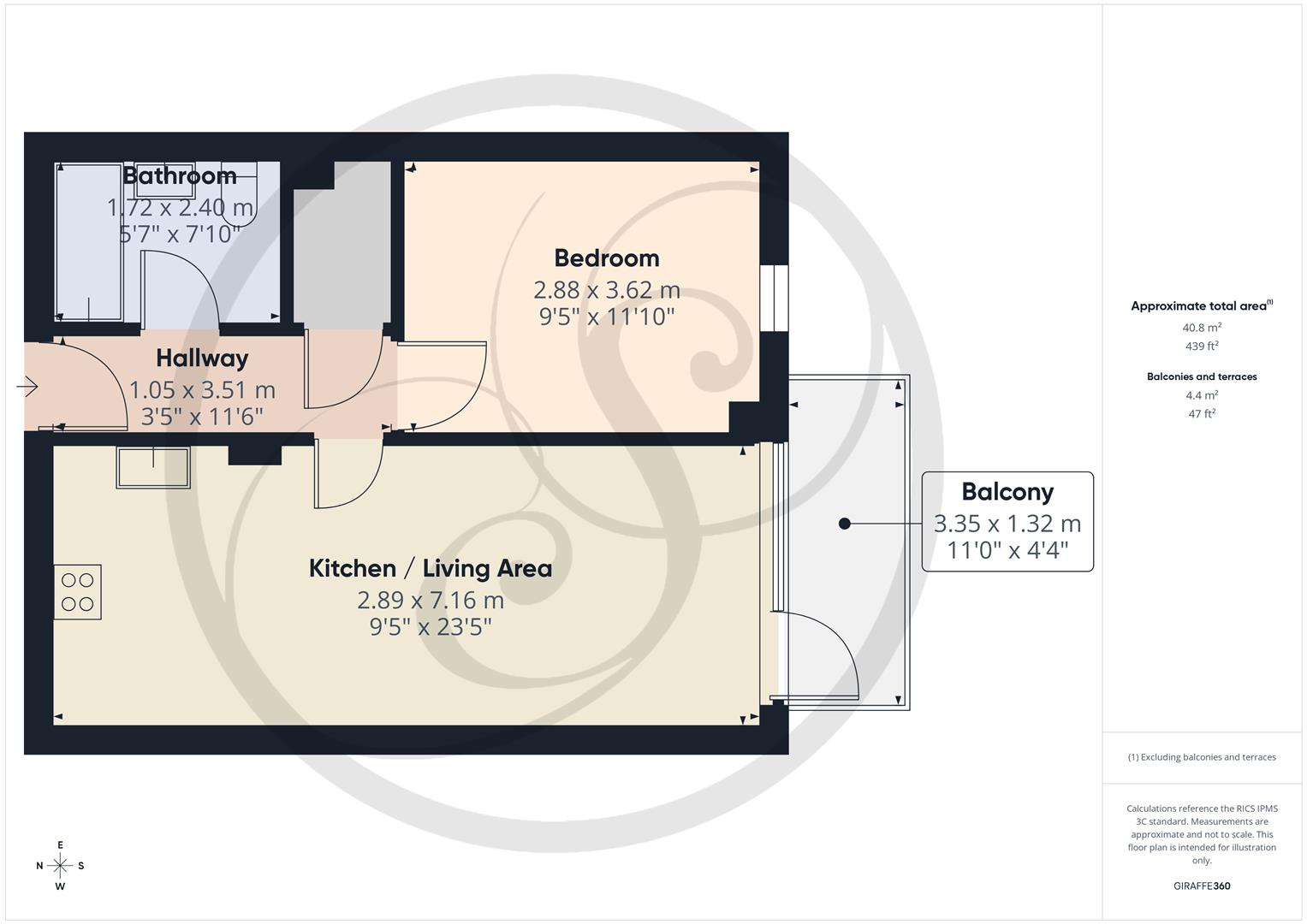 51 Lovell House, Skinner Lane, Leeds floorplan