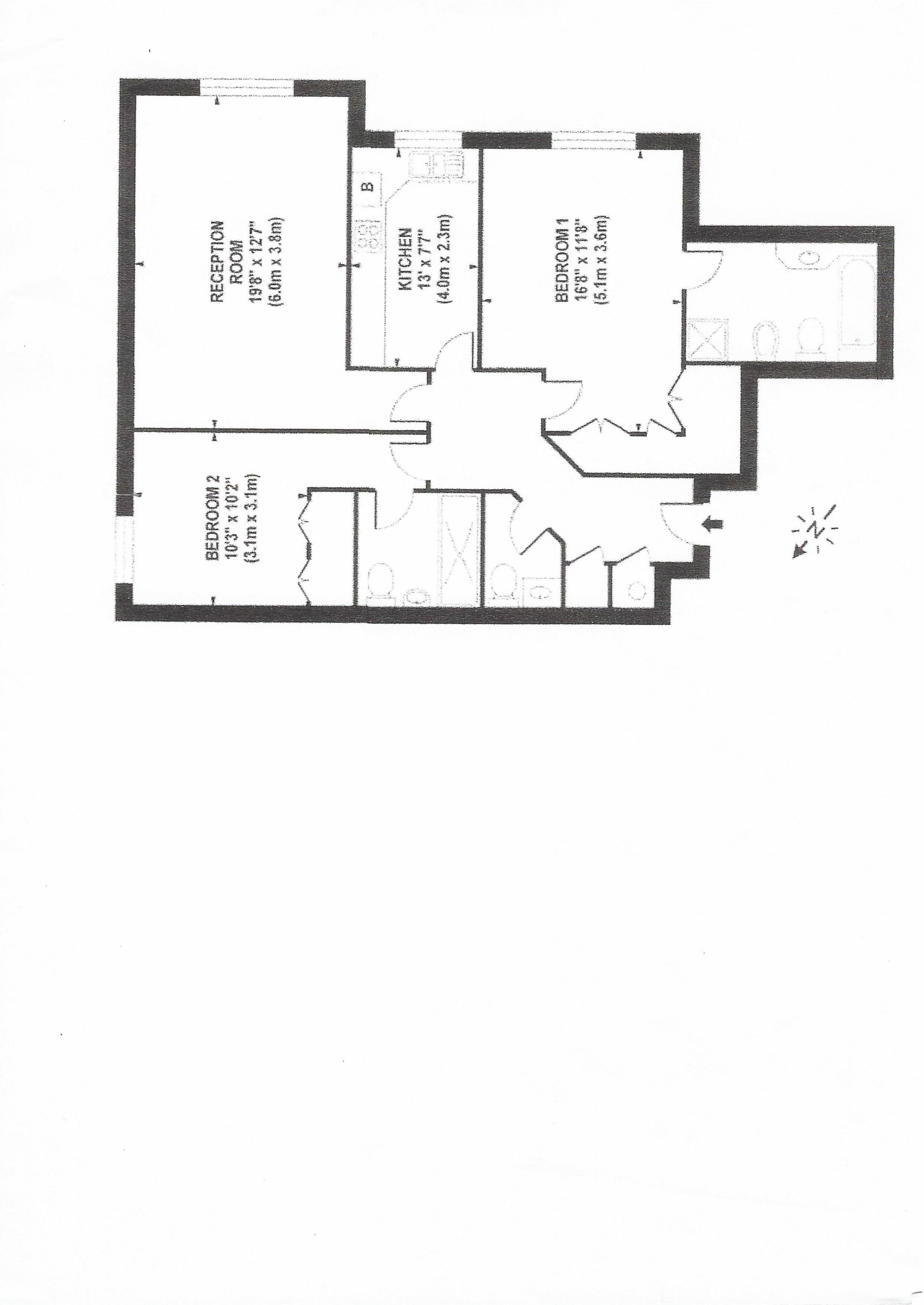 2 Bedrooms Flat to rent in Elgin Place, St. Georges Avenue, Weybridge KT13