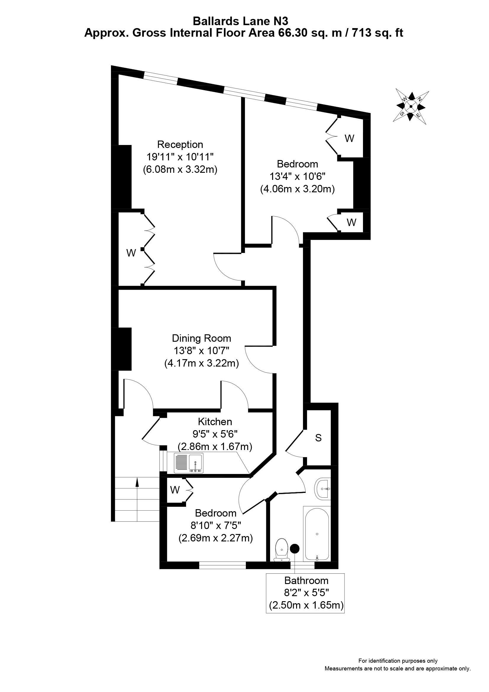 128a, Ballards Lane, Finchley floorplan