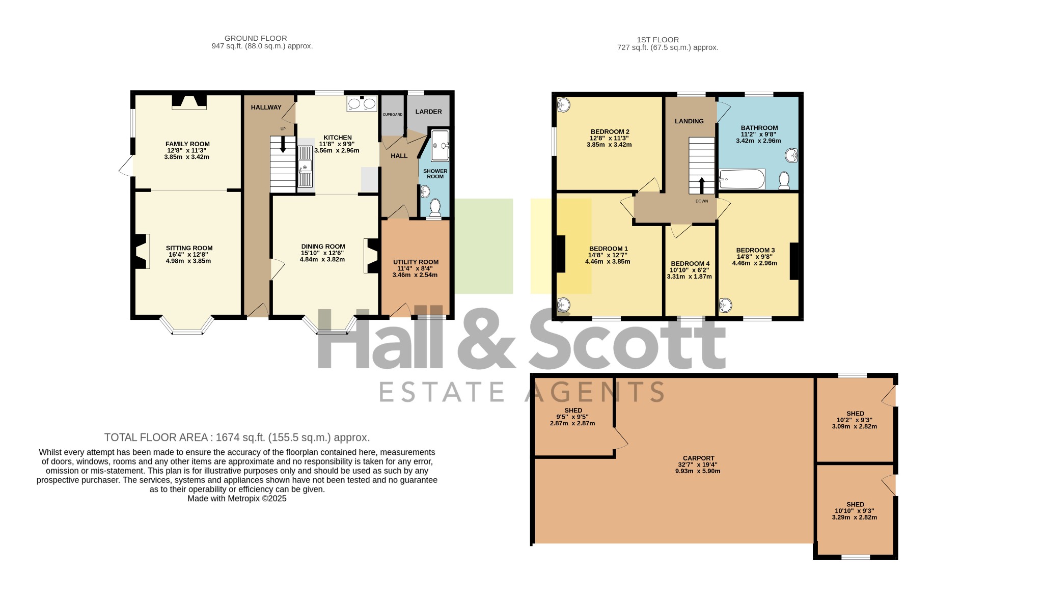 Greenacres, Fenny Bridges, Honiton floorplan