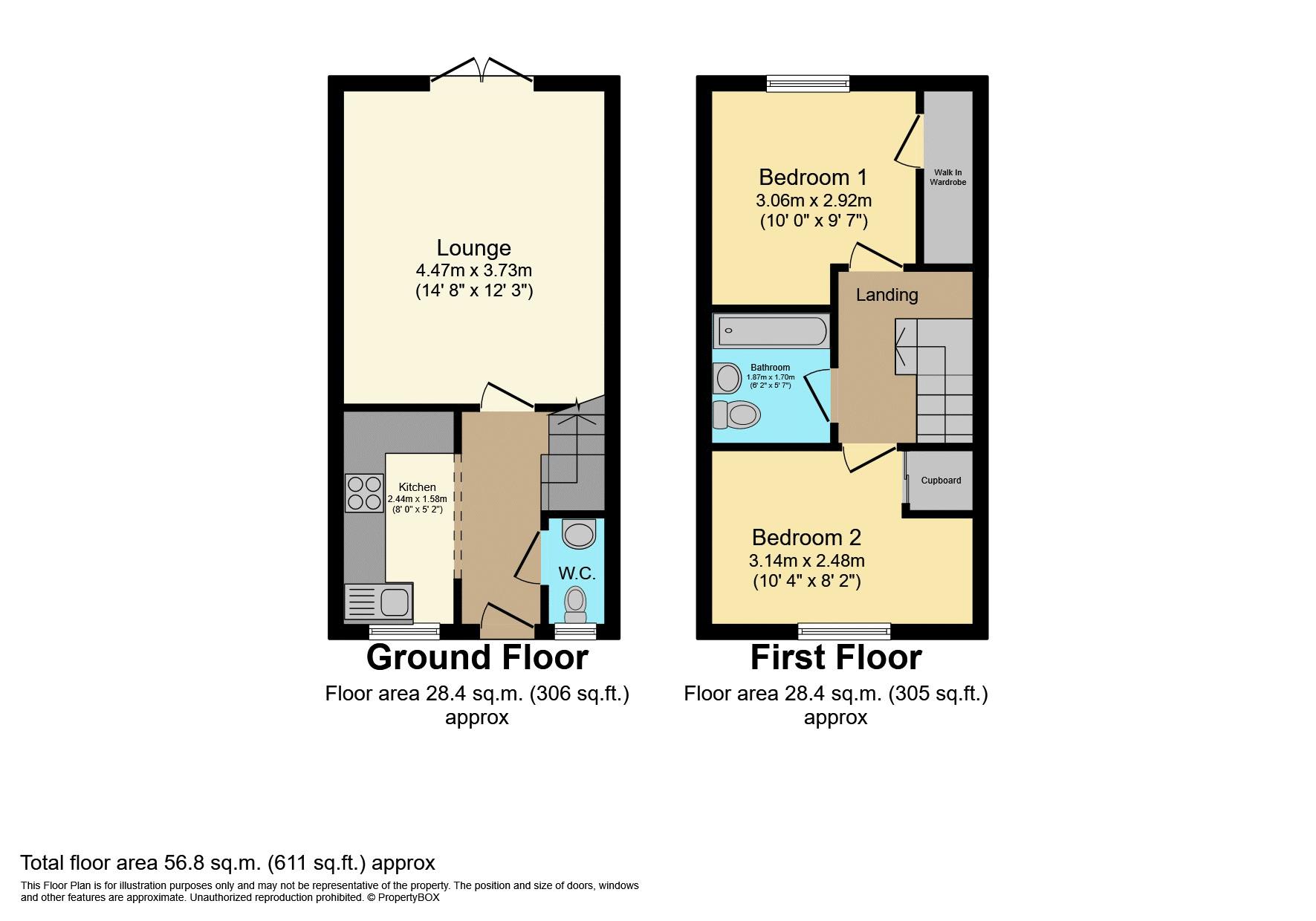 40, Penmire Grove, Walsall floorplan