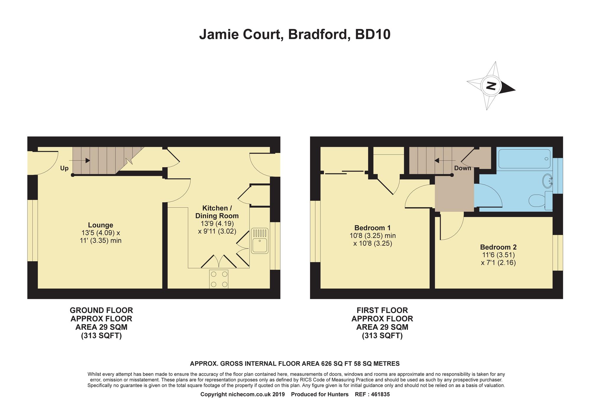 2 Bedrooms Semi-detached house for sale in Jamie Court, Bradford BD10
