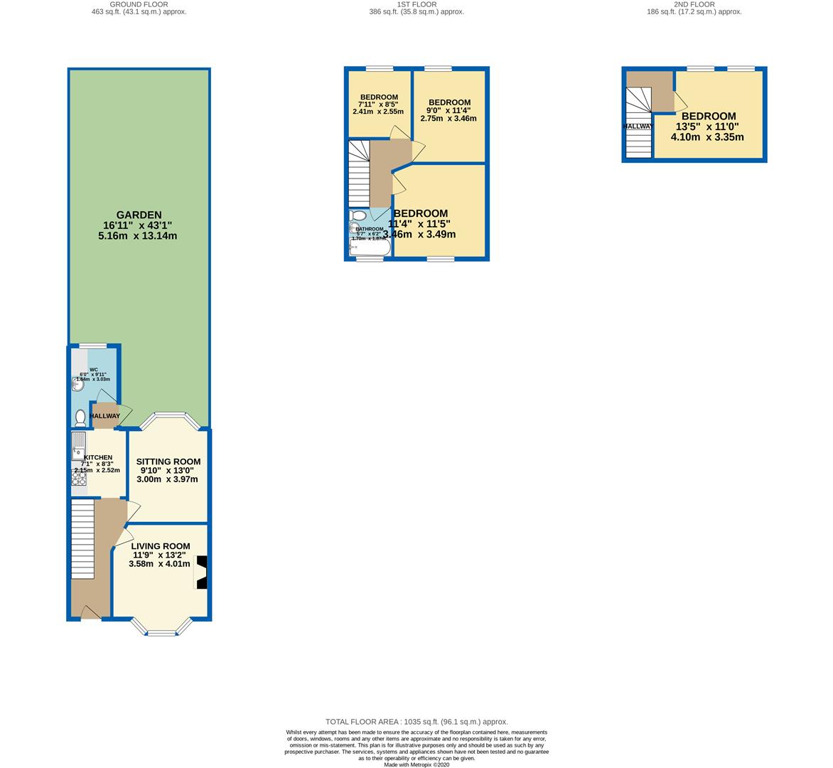 Woodside Avenue, London floorplan