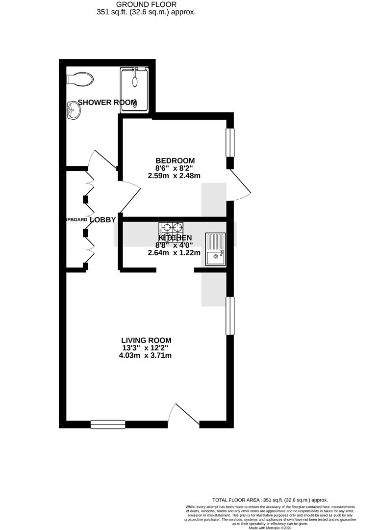 1 bed bungalow for sale in Powder Mill Lane, Whitton, Twickenham TW2