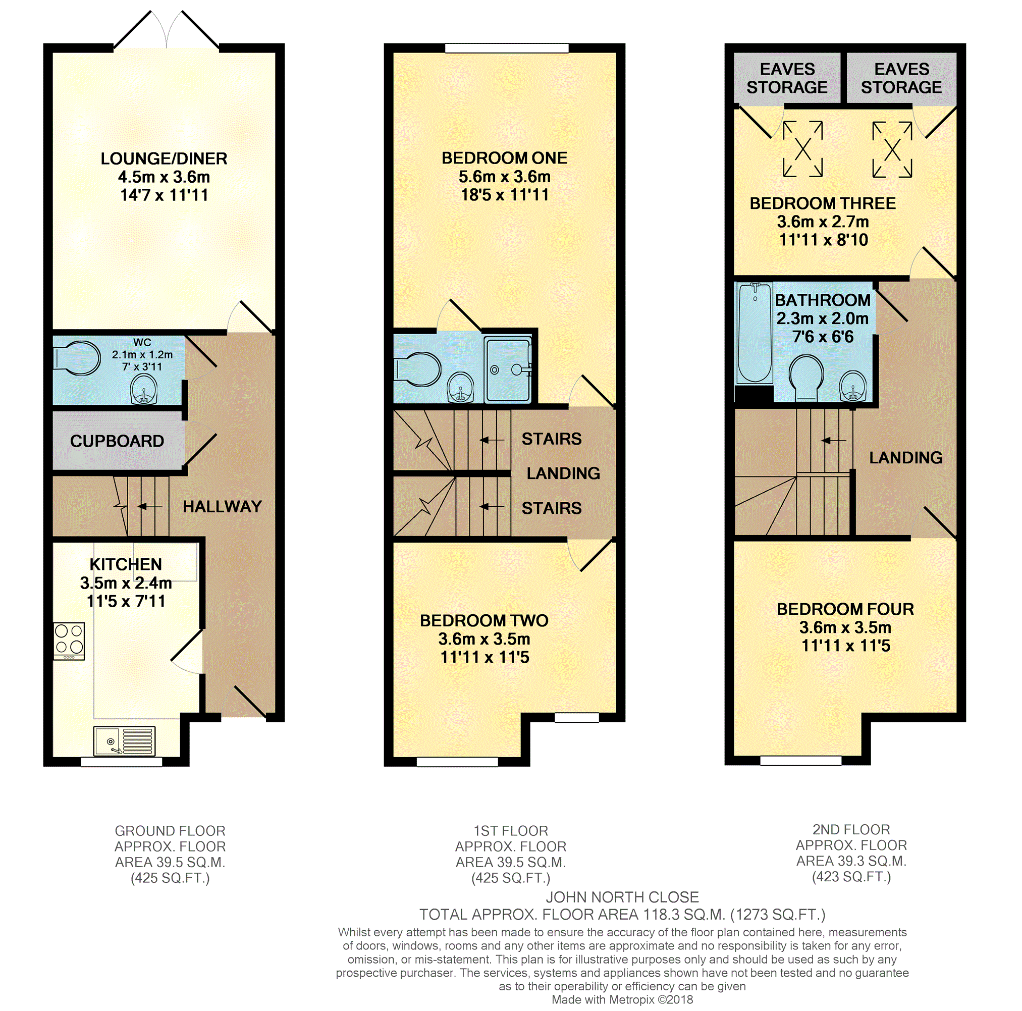 4 Bedrooms Town house for sale in John North Close, High Wycombe HP11