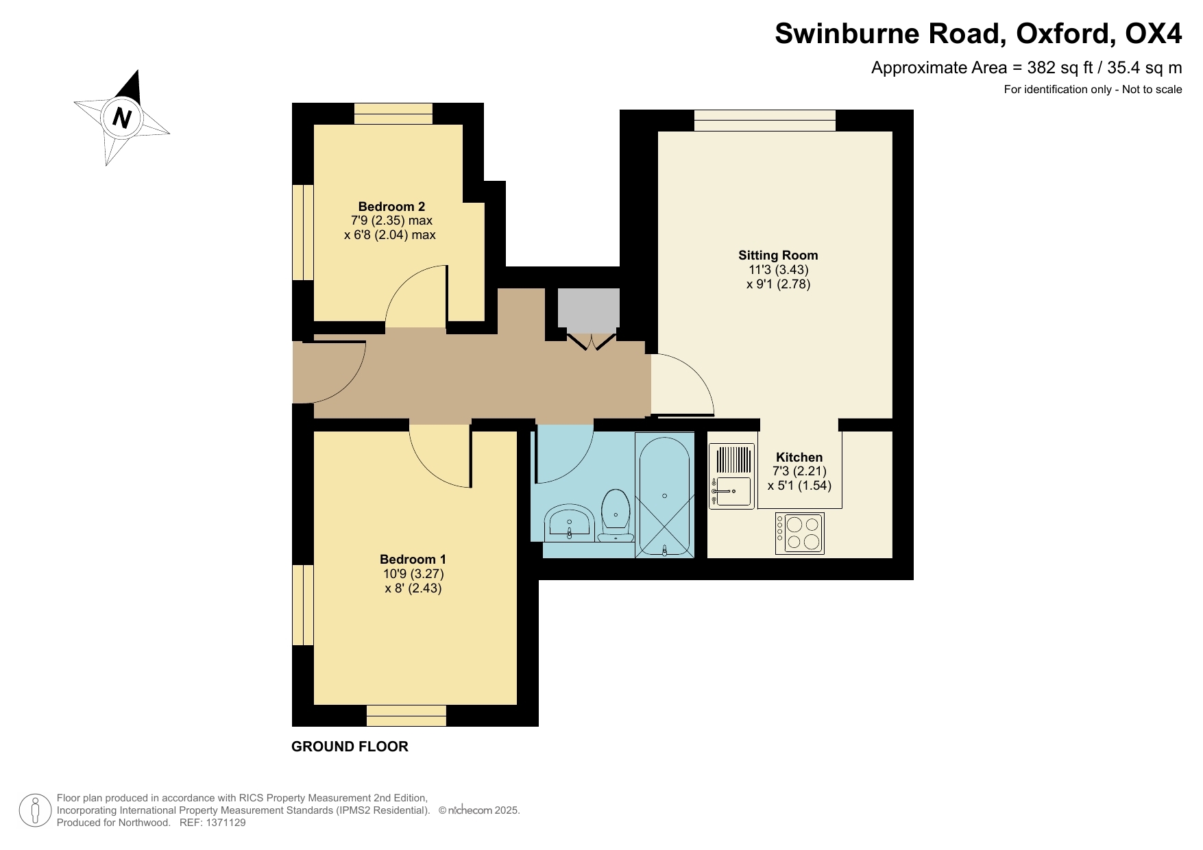5b, Swinburne Road, Oxford floorplan