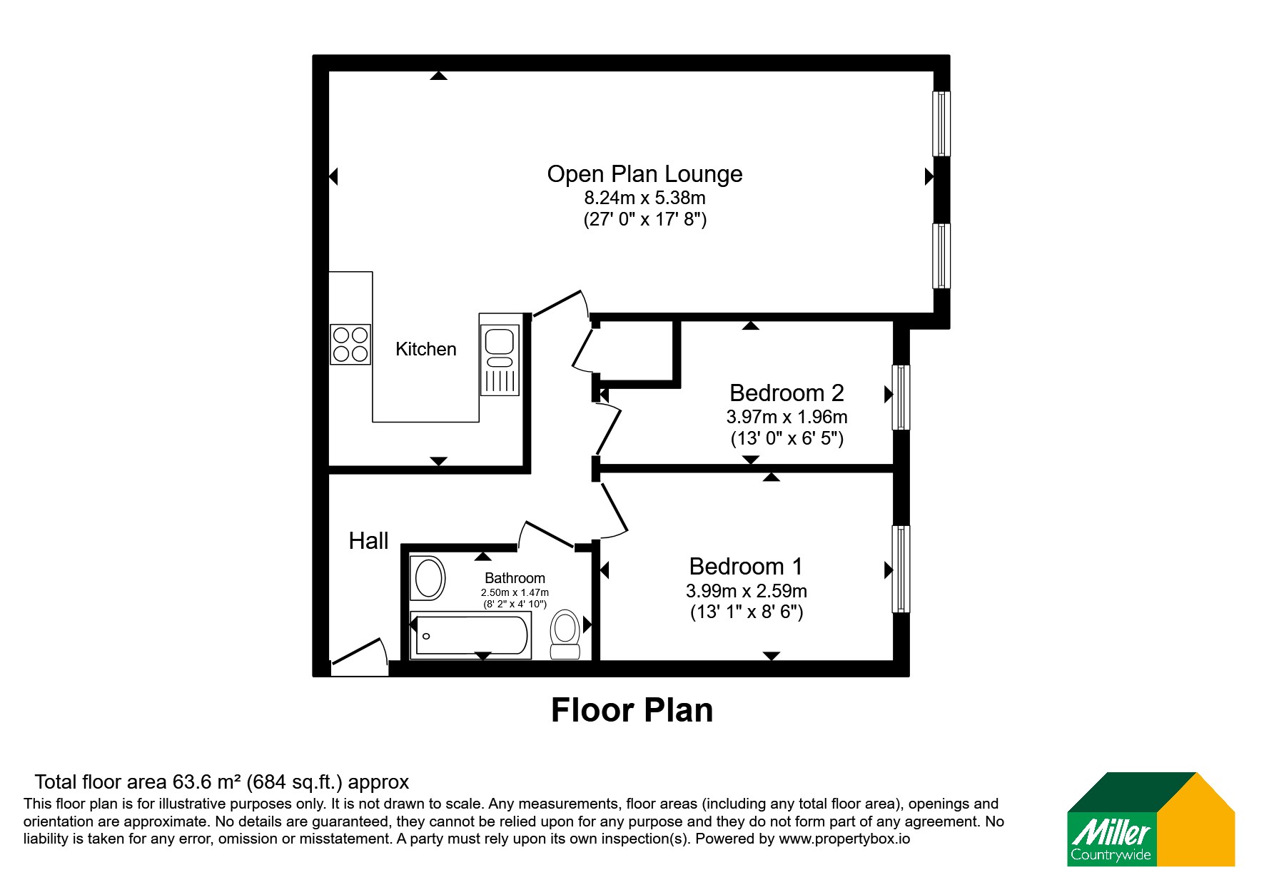 14 Lys An Pons,, Crockwell Street, Cornwall floorplan