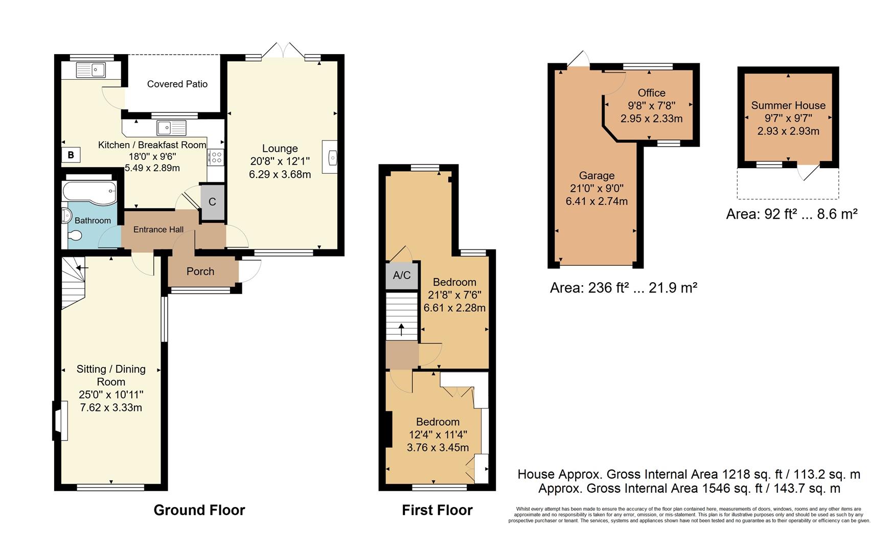 2 Ford Place Cottage, Ford Lane, Wrotham Heath floorplan
