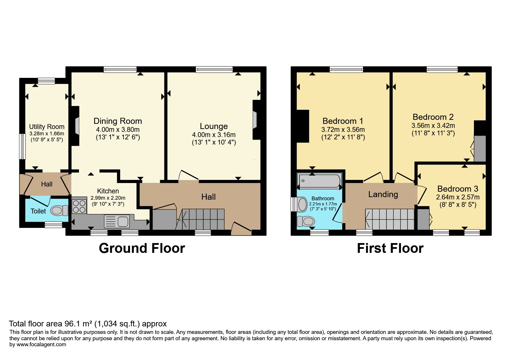 22, Northfield Avenue, Rotherham floorplan