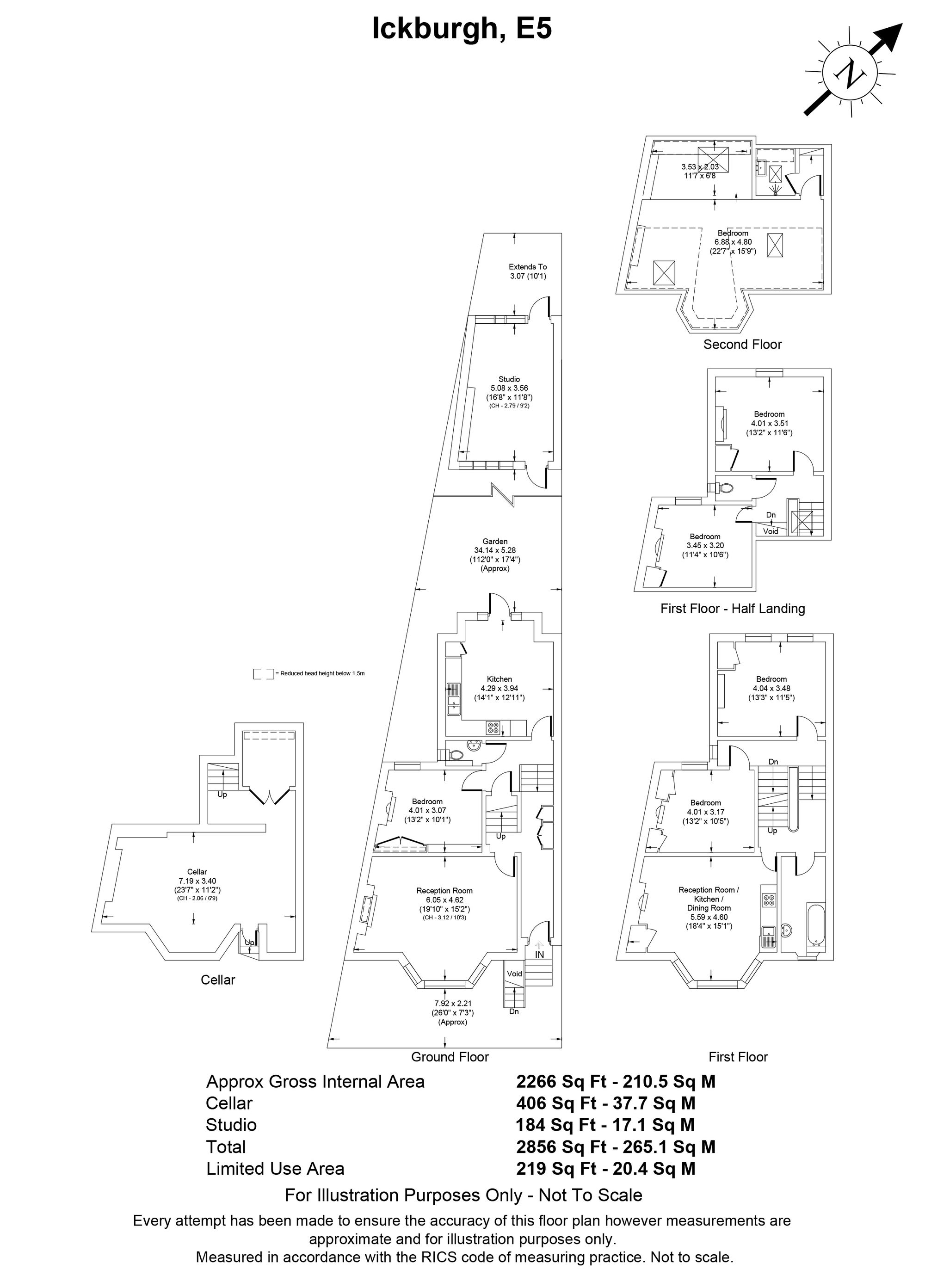 44 Ickburgh Road, London floorplan