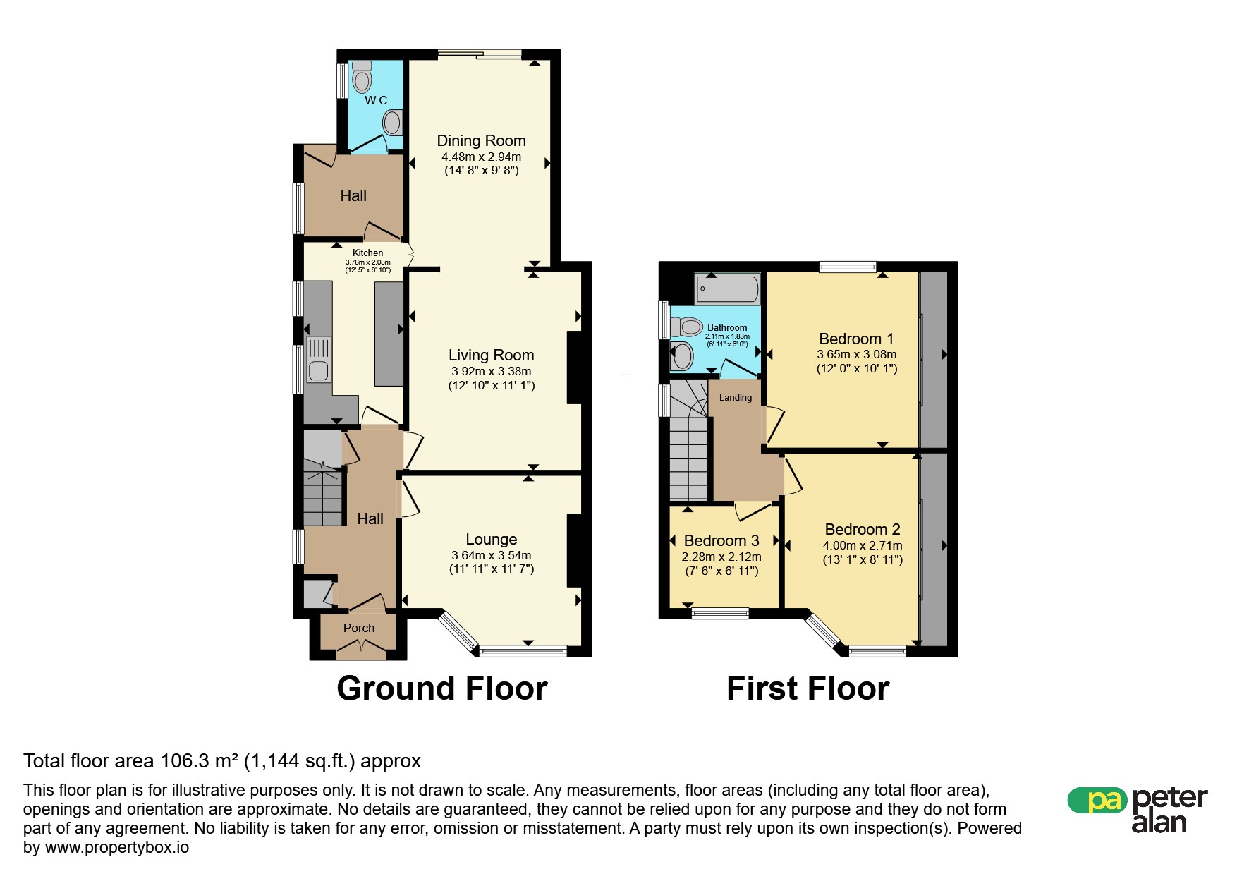 29, Oakfield Road, Barry floorplan
