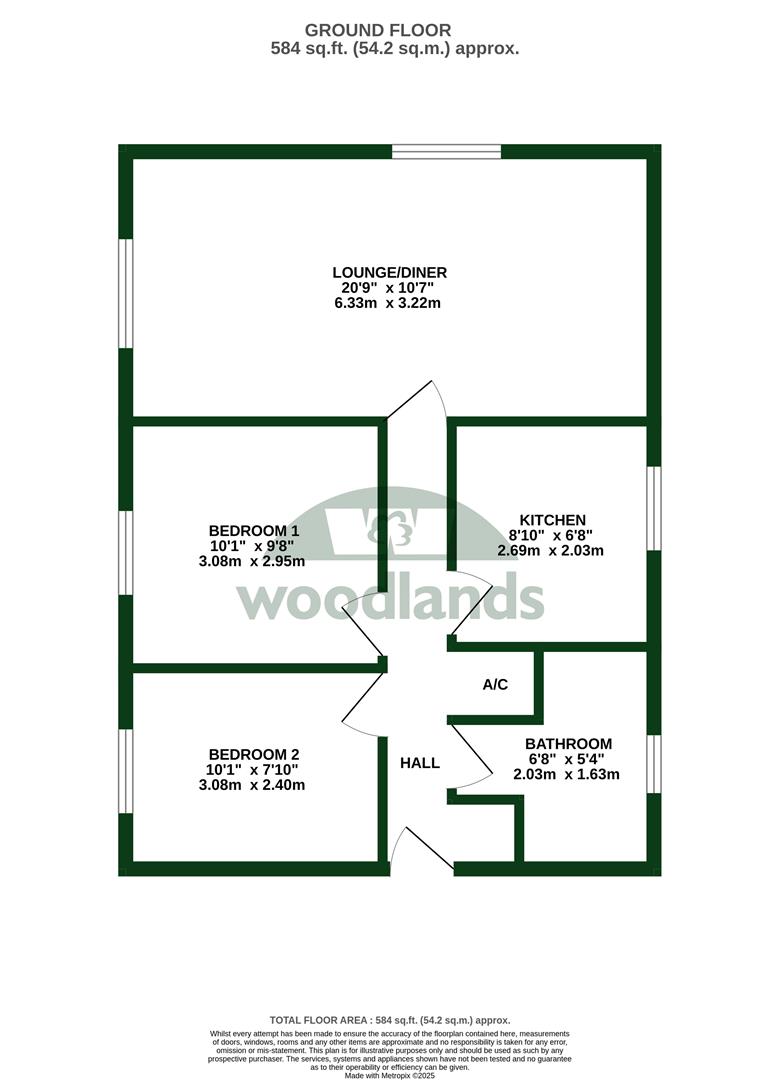 7 Greenwood, Green Lane, Shipley Bridge, Horley floorplan