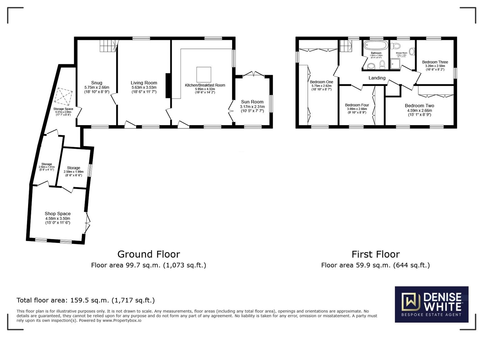 Little Eaves, Stanley Road, Staffordshire floorplan