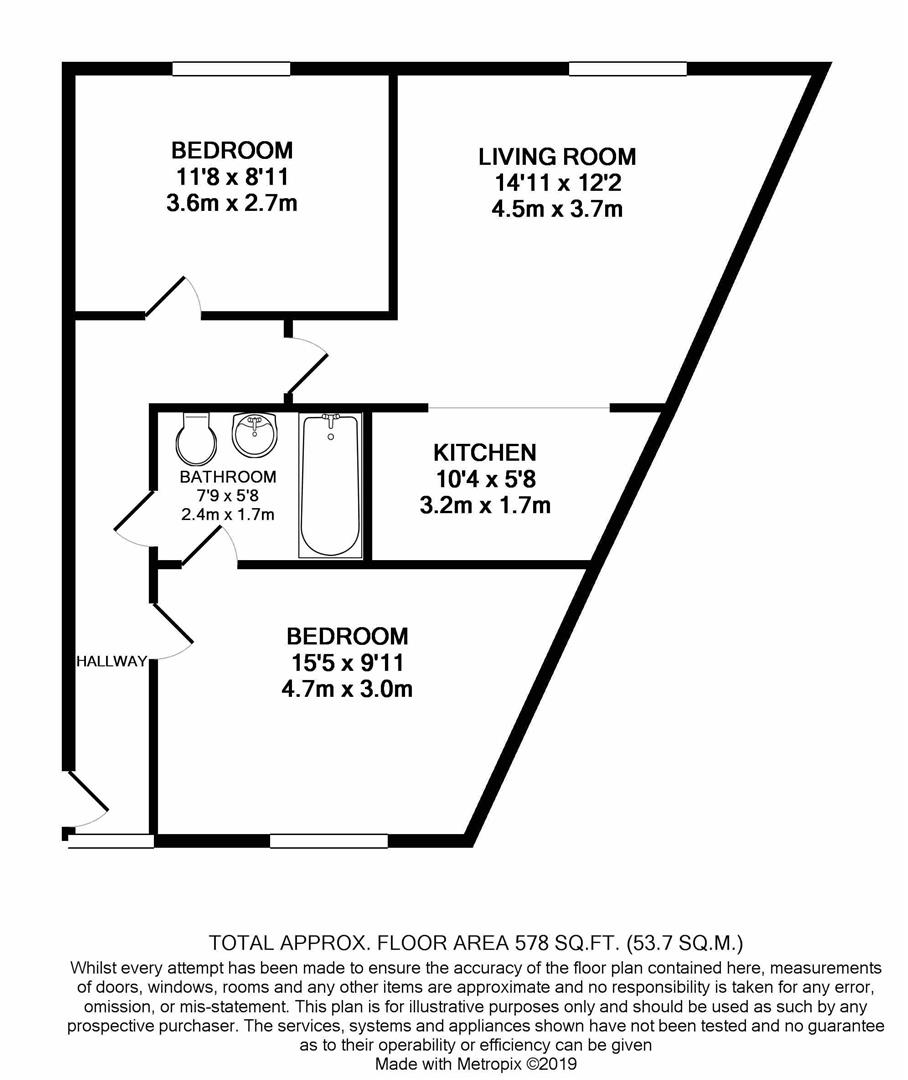 2 Bedrooms Flat to rent in Morton Close, Uxbridge UB8