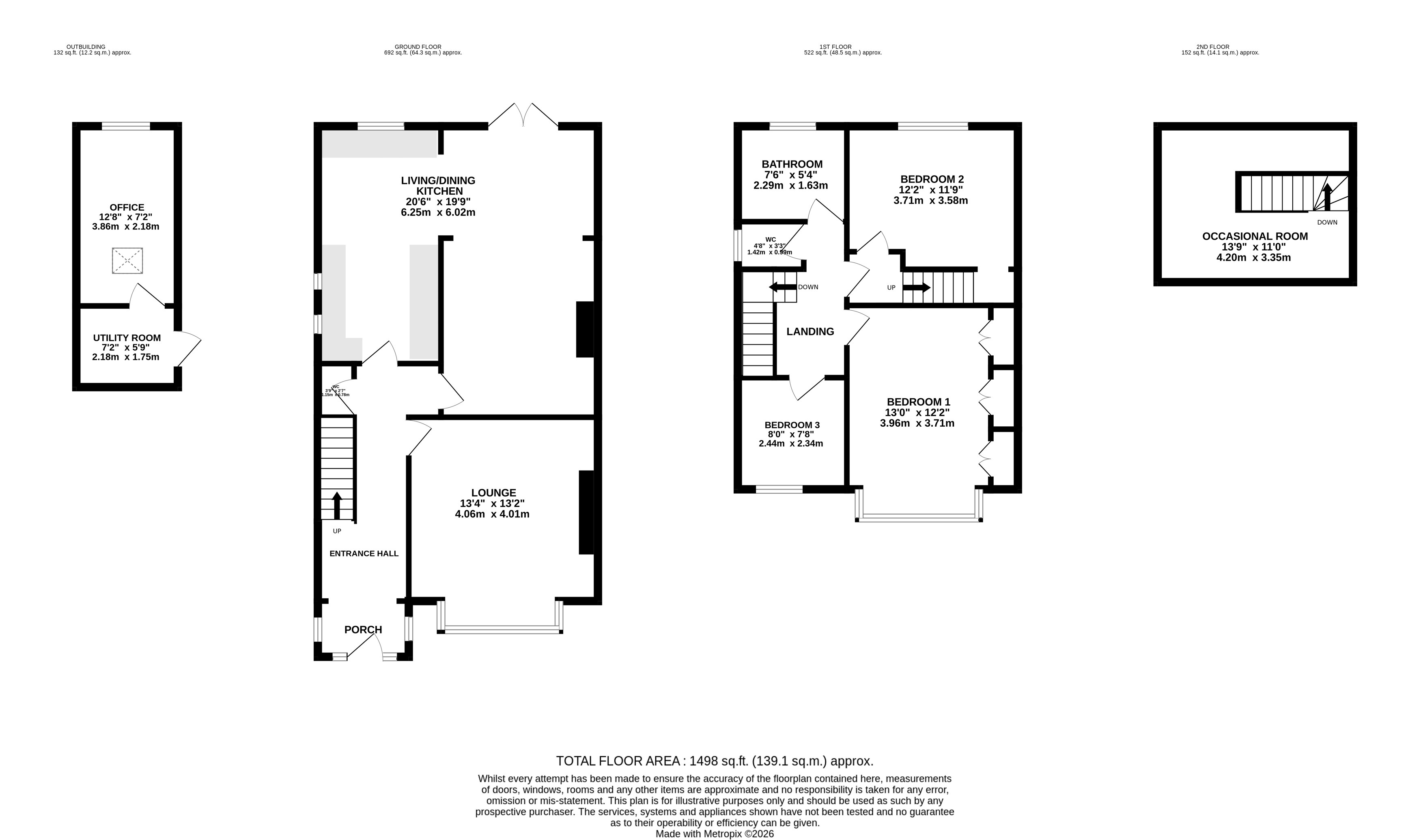 65, Cookridge Drive, West Yorkshire floorplan