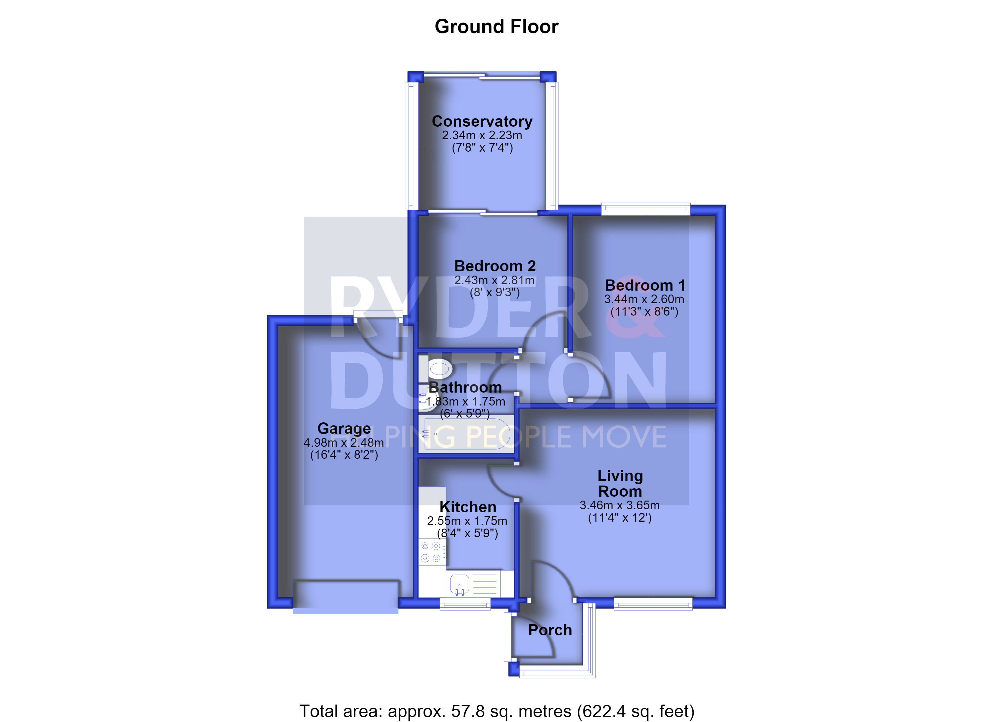 4, Baytree Walk, Rochdale floorplan