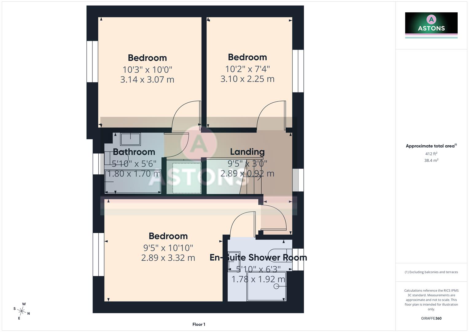 Lucas Close, Crawley floorplan