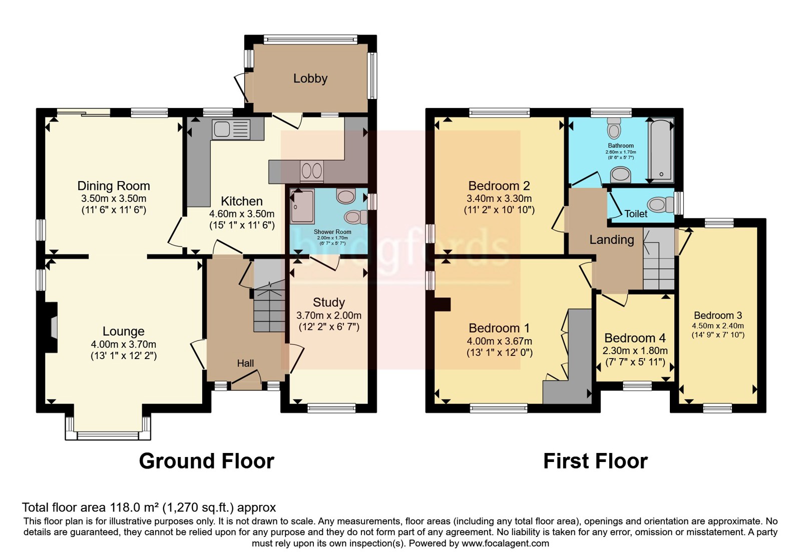 2, St. Margarets Road, North Yorkshire floorplan