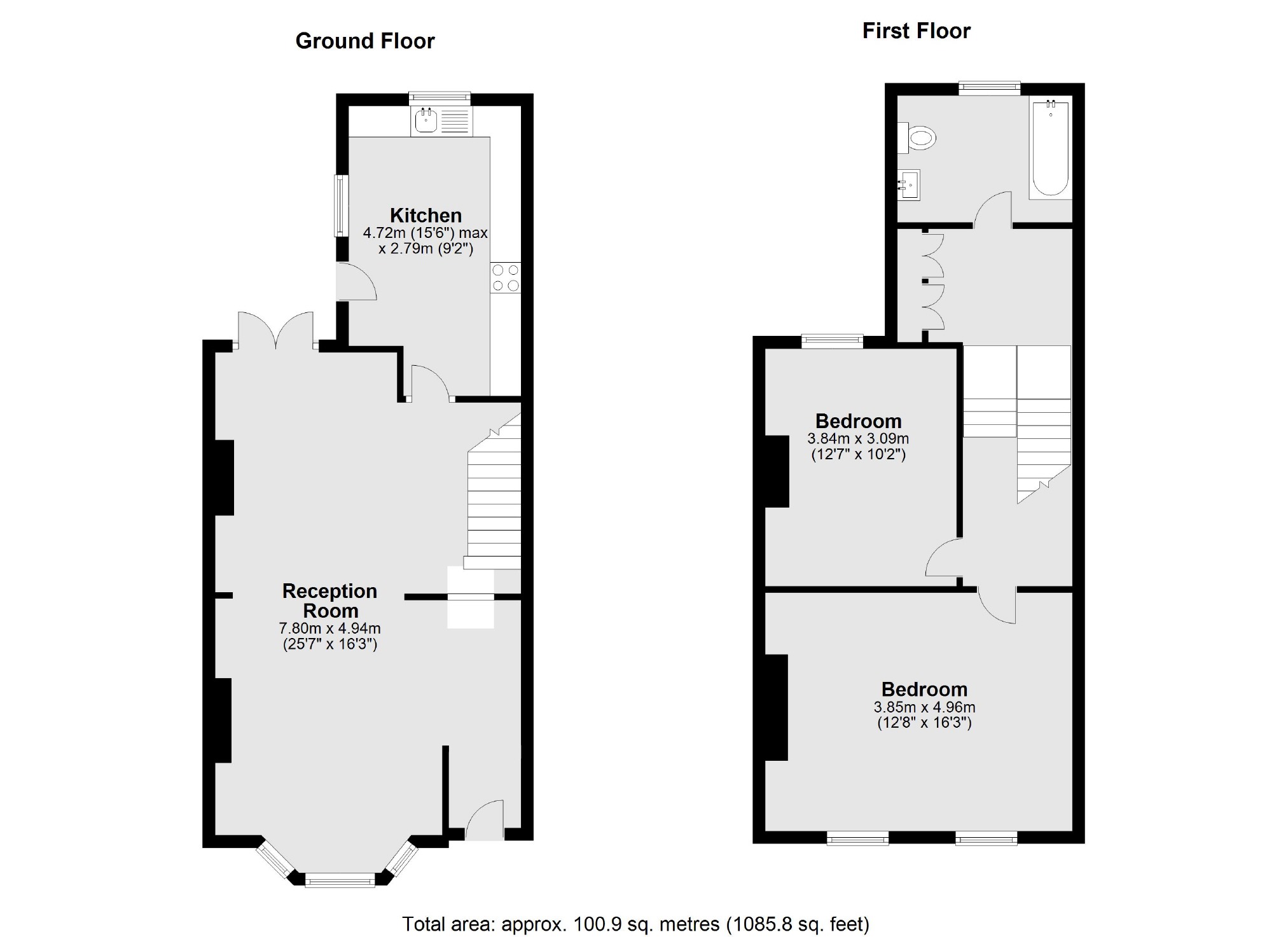 Gloucester Road, London W3, 2 bedroom terraced house for sale